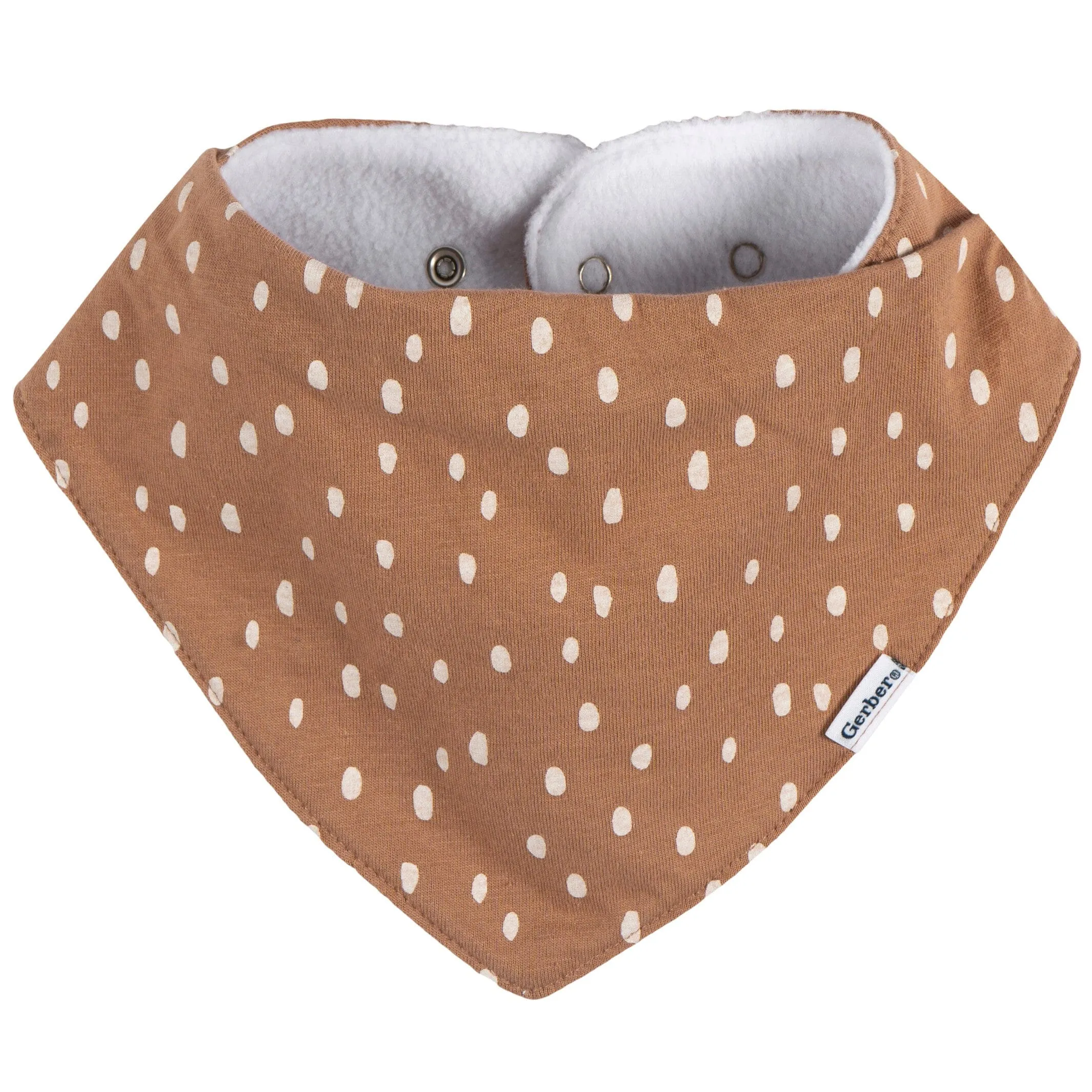 10-Pack Baby Neutral Rust Suns & Rainbows Jersey Bandana Bibs Gerber Childrenswea