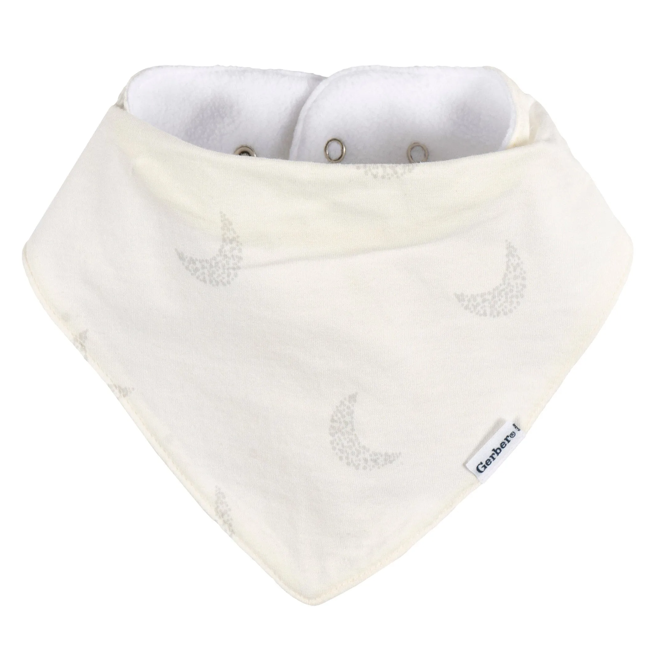10-Pack Baby Neutral Stars & Moons Jersey Bandana Bibs Gerber Childrenswea