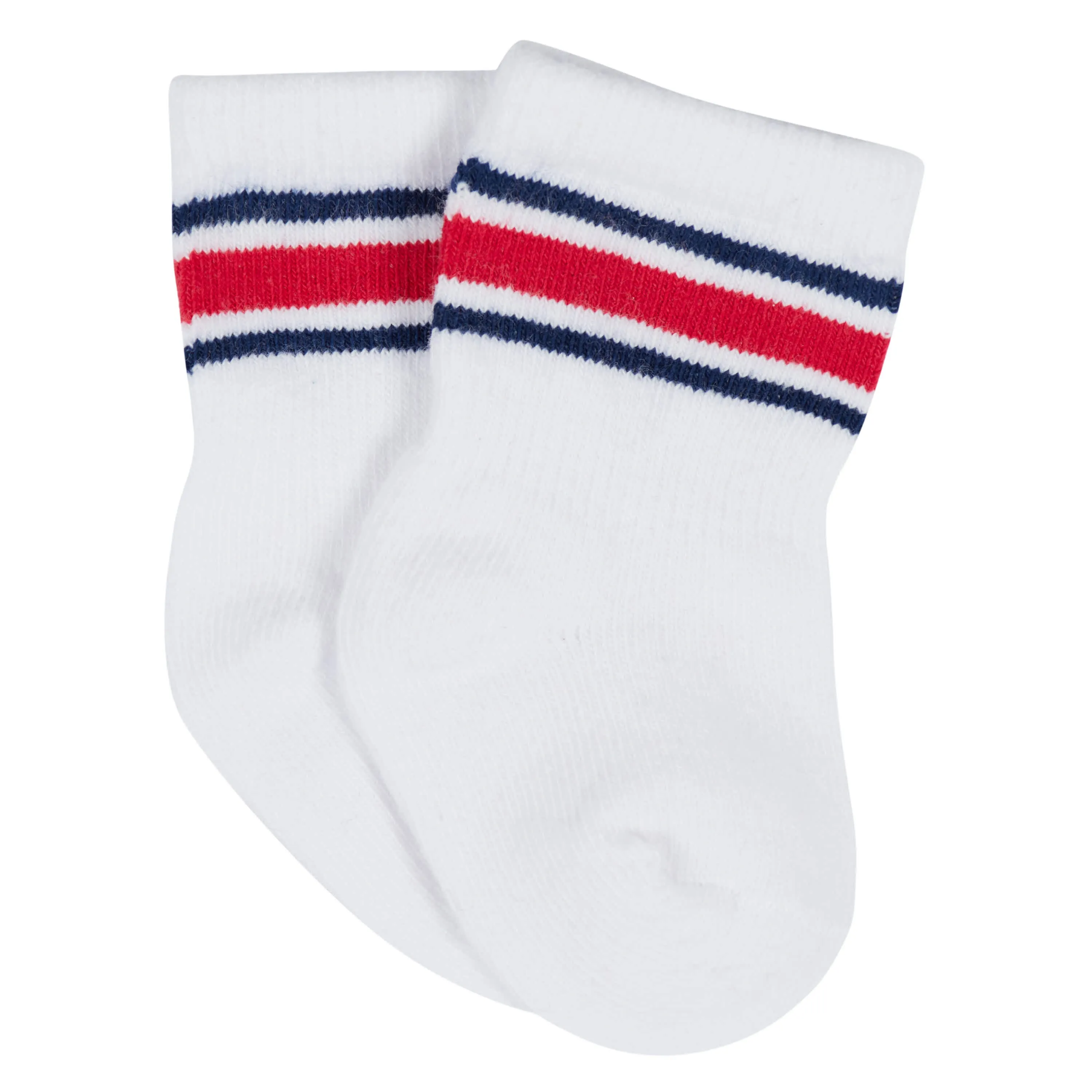 12-Pack Baby & Toddler Boys Construction Zone Jersey Crew Wiggle Proof Socks Gerber Childrenswea