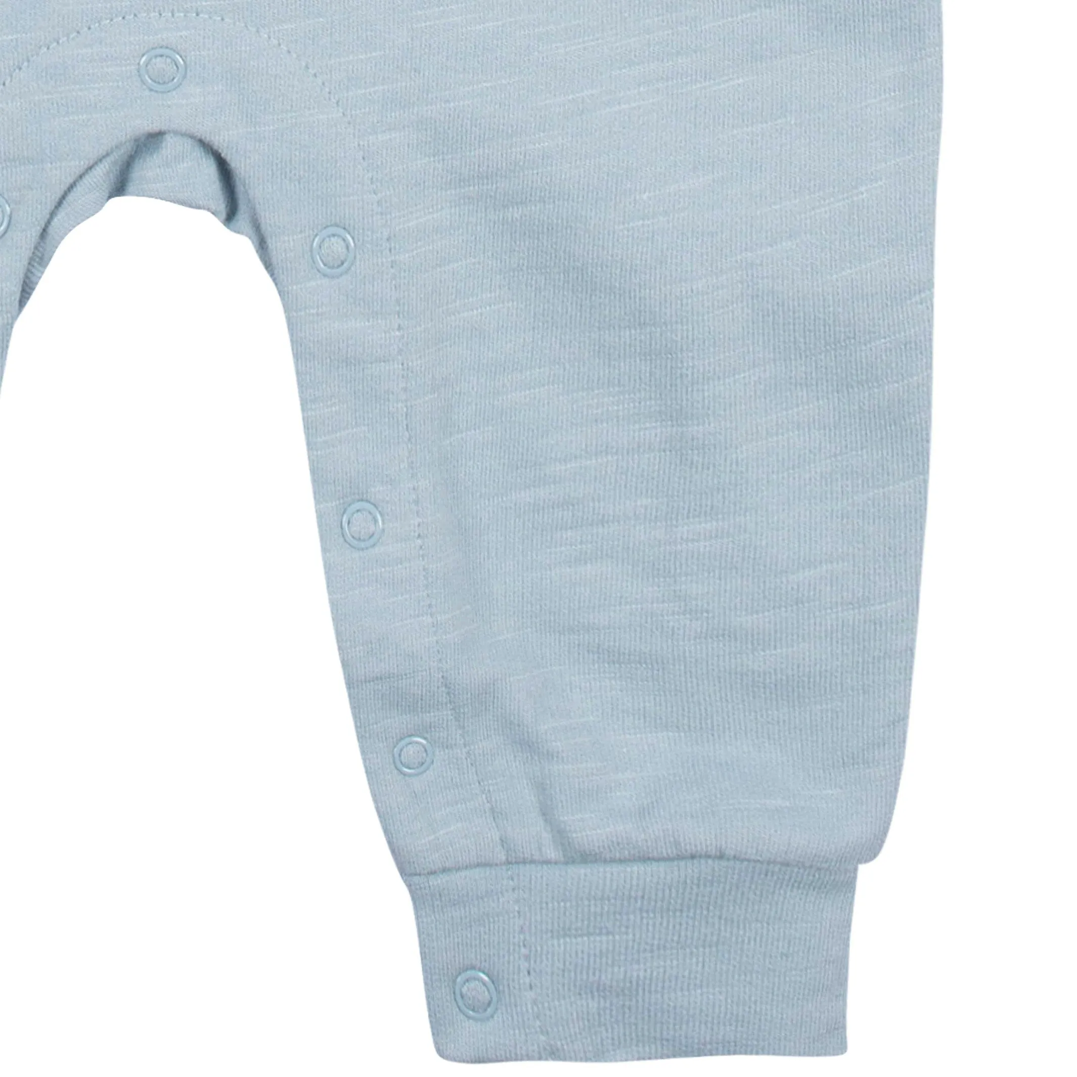 2-Pack Baby Boys Dark Gray Tie Dye & Blue Raglan Sleeve Romper Gerber Childrenswea