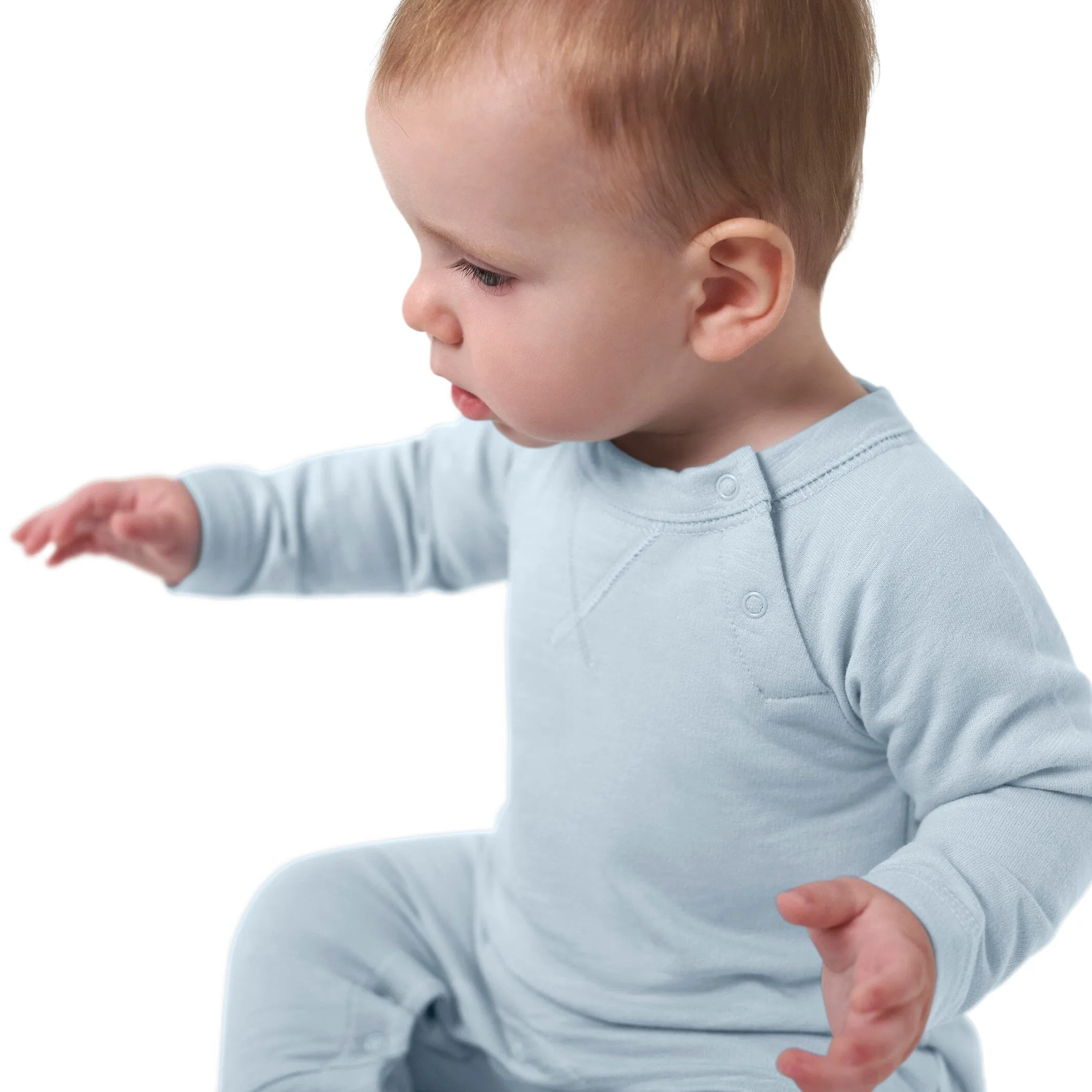 2-Pack Baby Boys Dark Gray Tie Dye & Blue Raglan Sleeve Romper Gerber Childrenswea