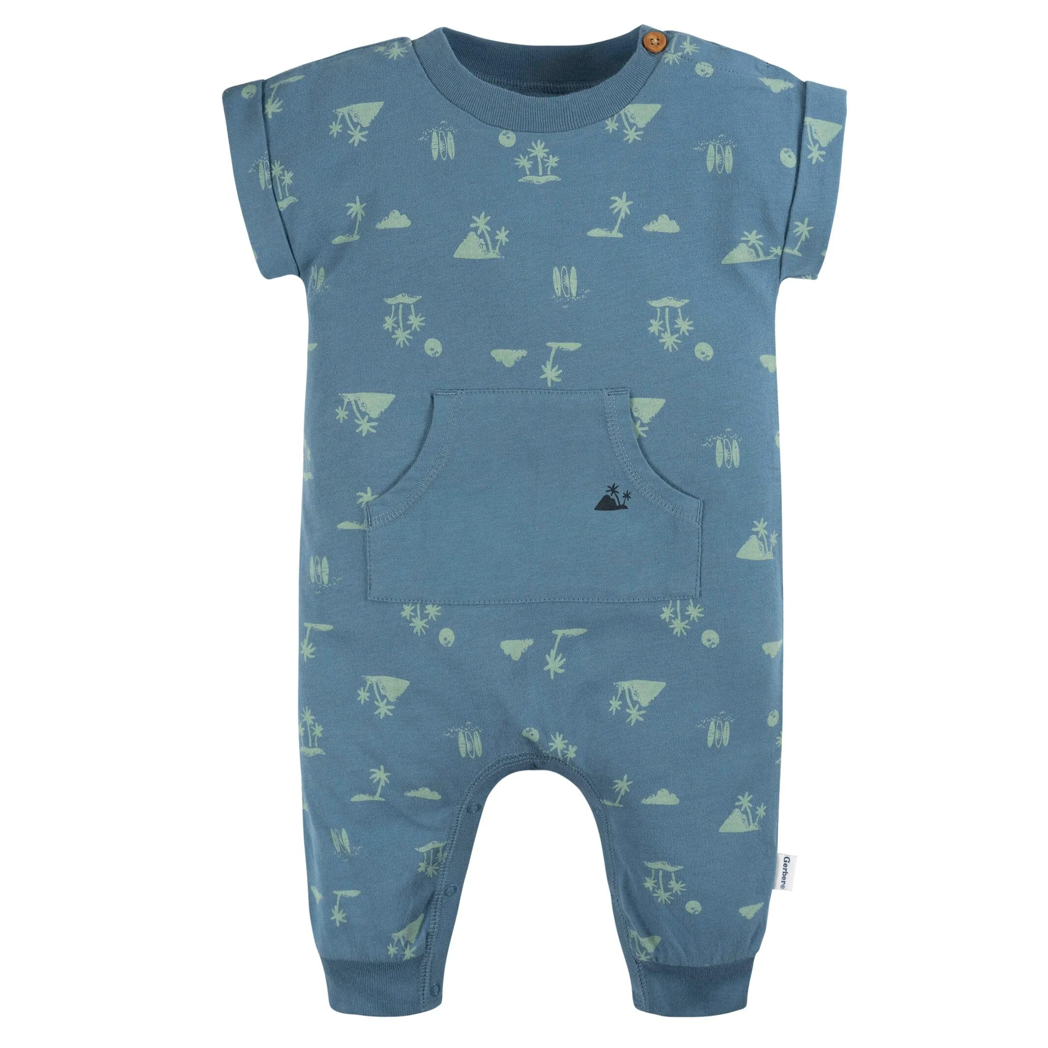 2-Pack Baby Boys Surfing Rompers Gerber Childrenswea