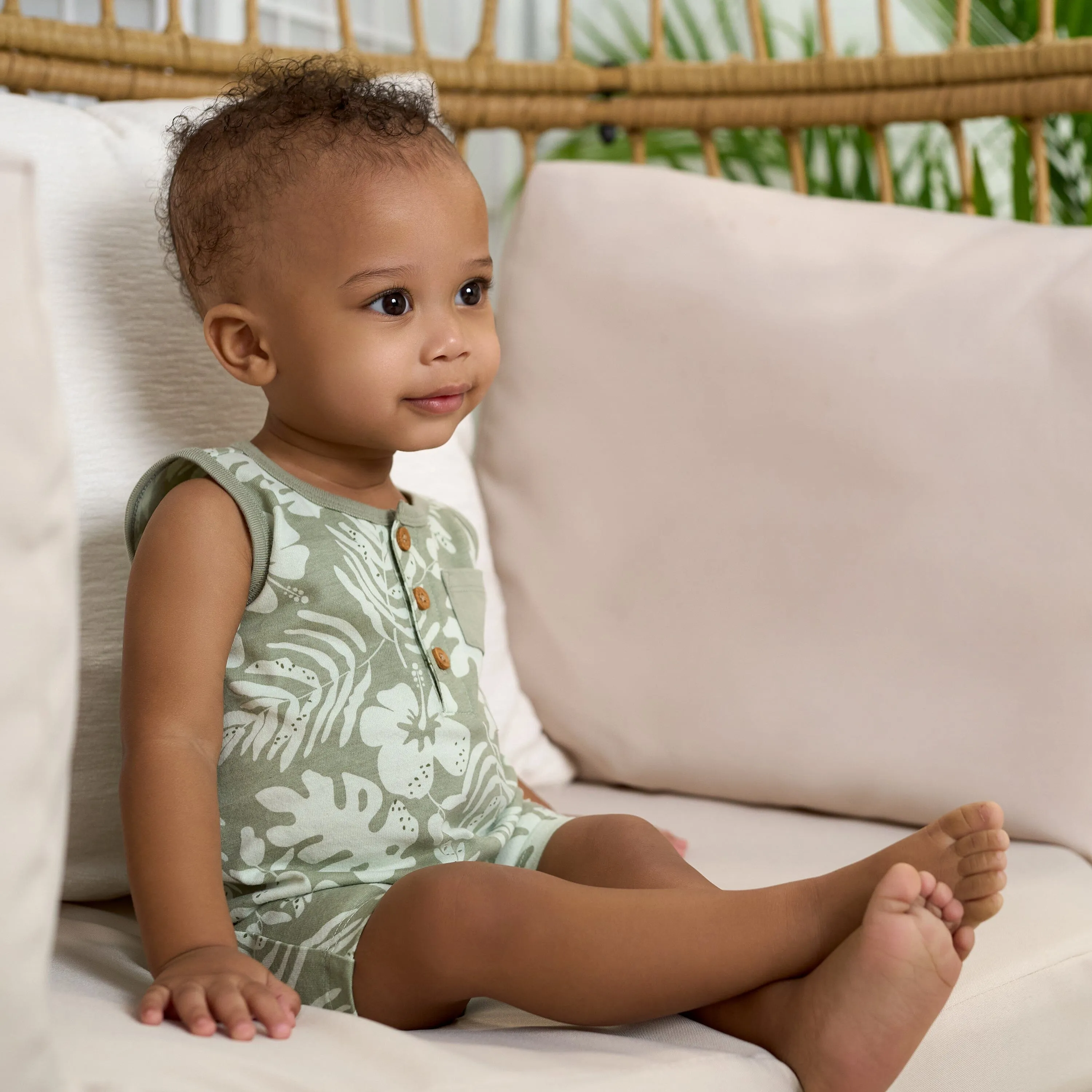 2-Pack Baby Boys Tropical Rompers Gerber Childrenswea