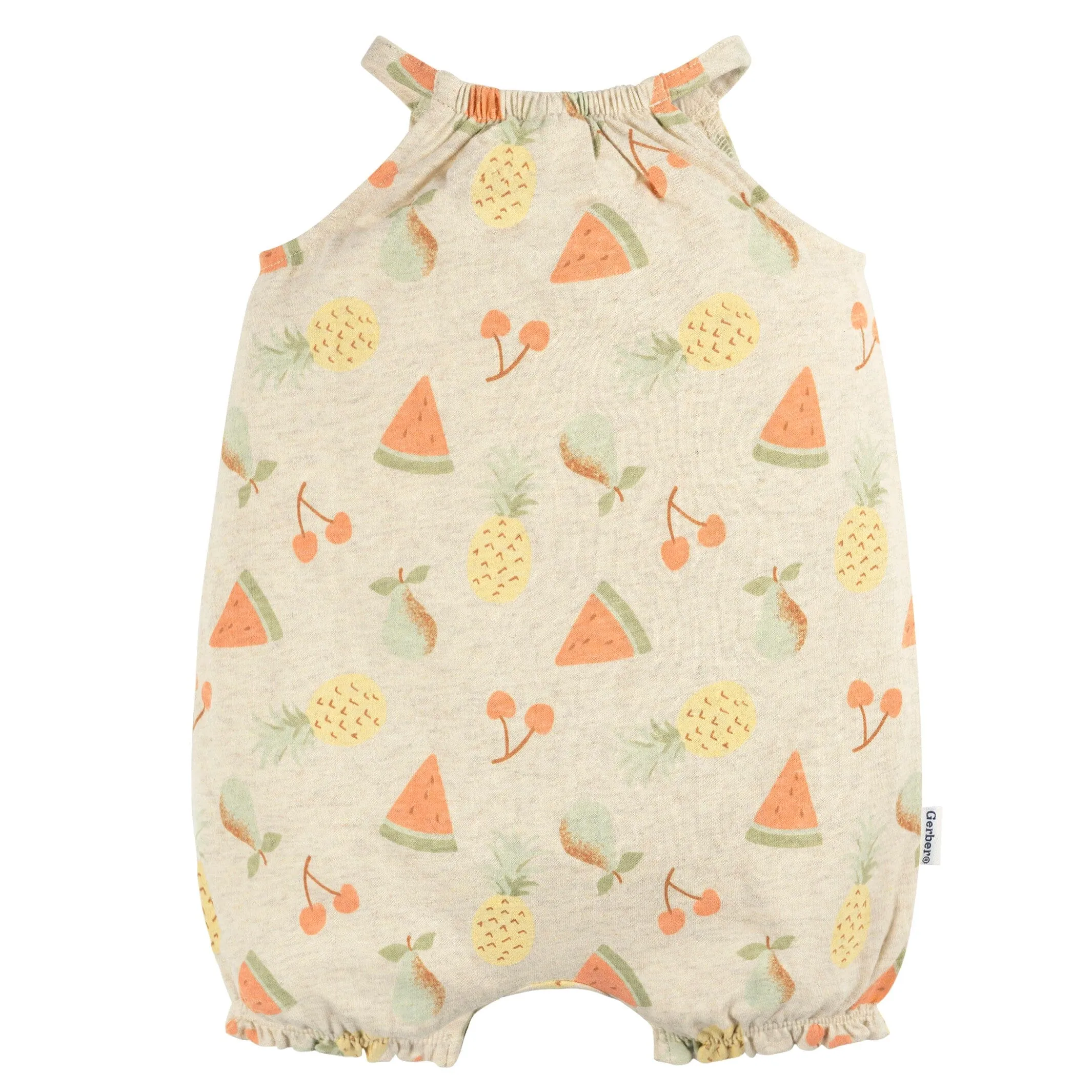 2-Pack Baby Girls Fruit Rompers Gerber Childrenswea