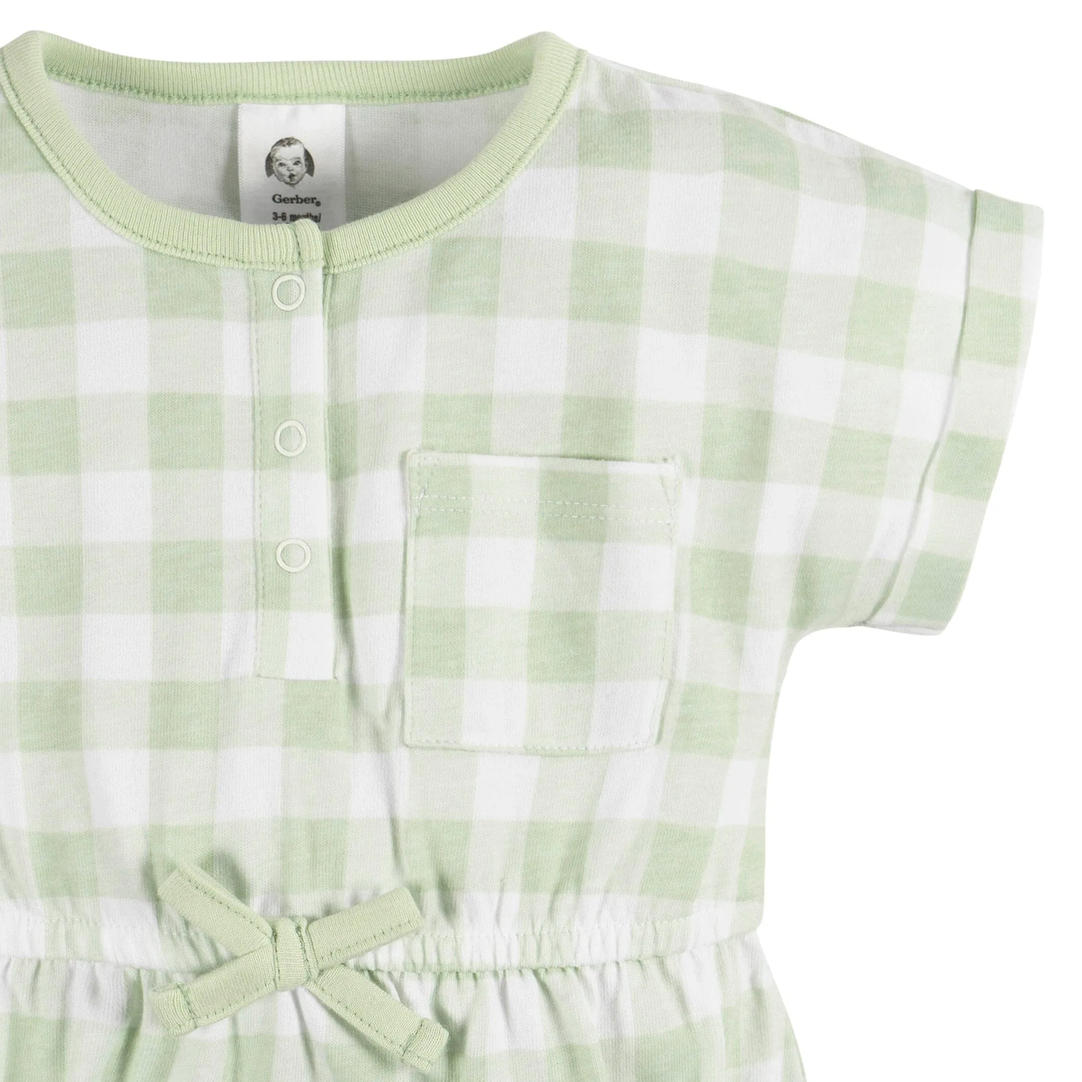 2-Pack Baby Girls Fruit Rompers Gerber Childrenswea