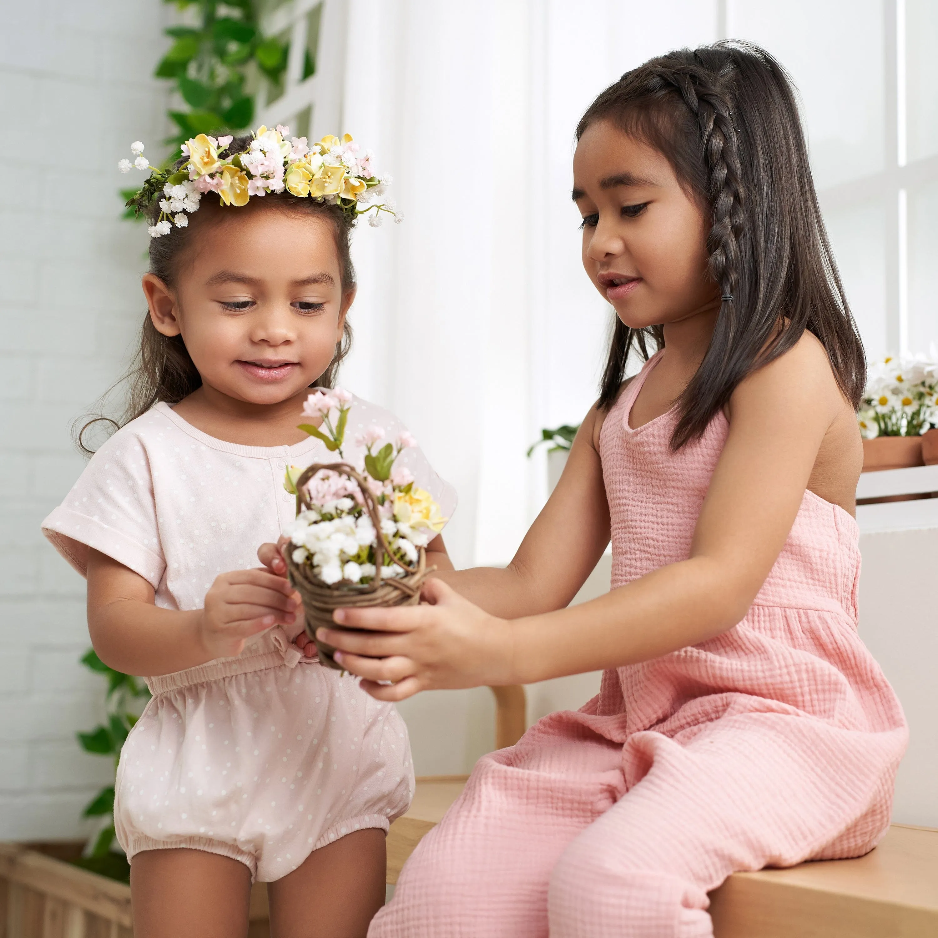 2-Pack Baby Girls Seashells Rompers Gerber Childrenswea