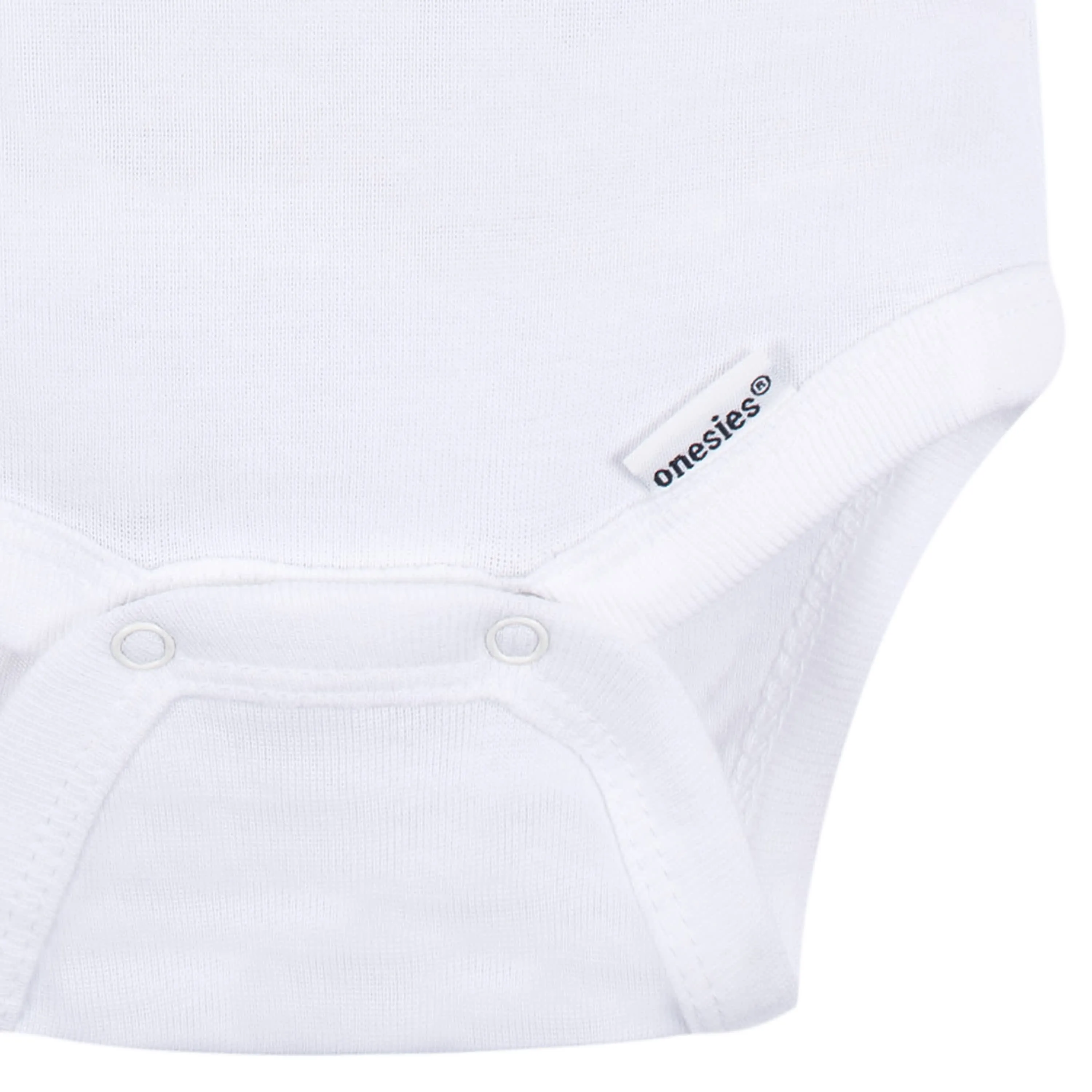 2-Pack Baby Neutral White Short Sleeve Onesies Bodysuits Gerber Childrenswea