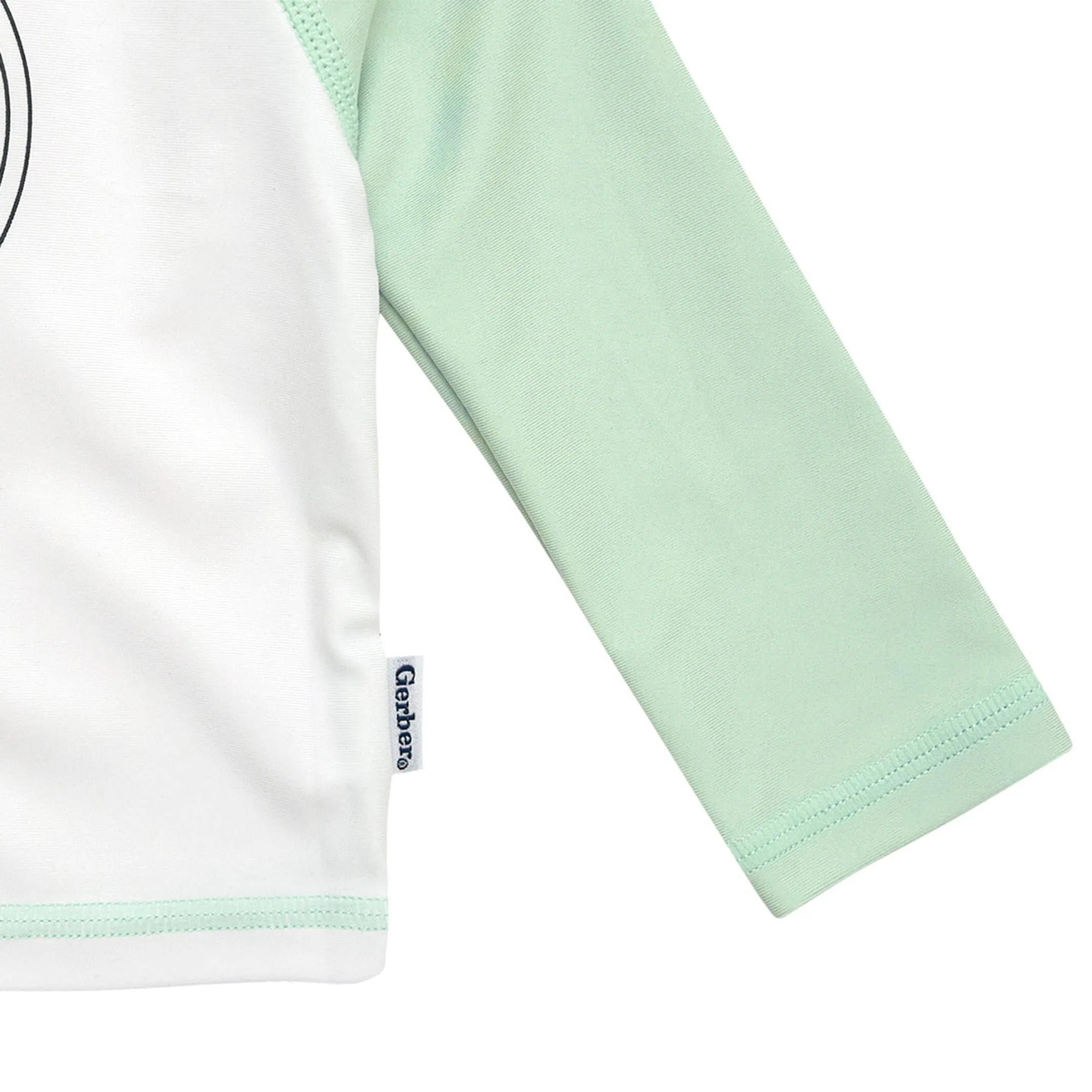 2-Piece Baby & Toddler Boys UPF 50  Lighthouse Rash Guard & Swim Trunks Set Gerber Childrenswea