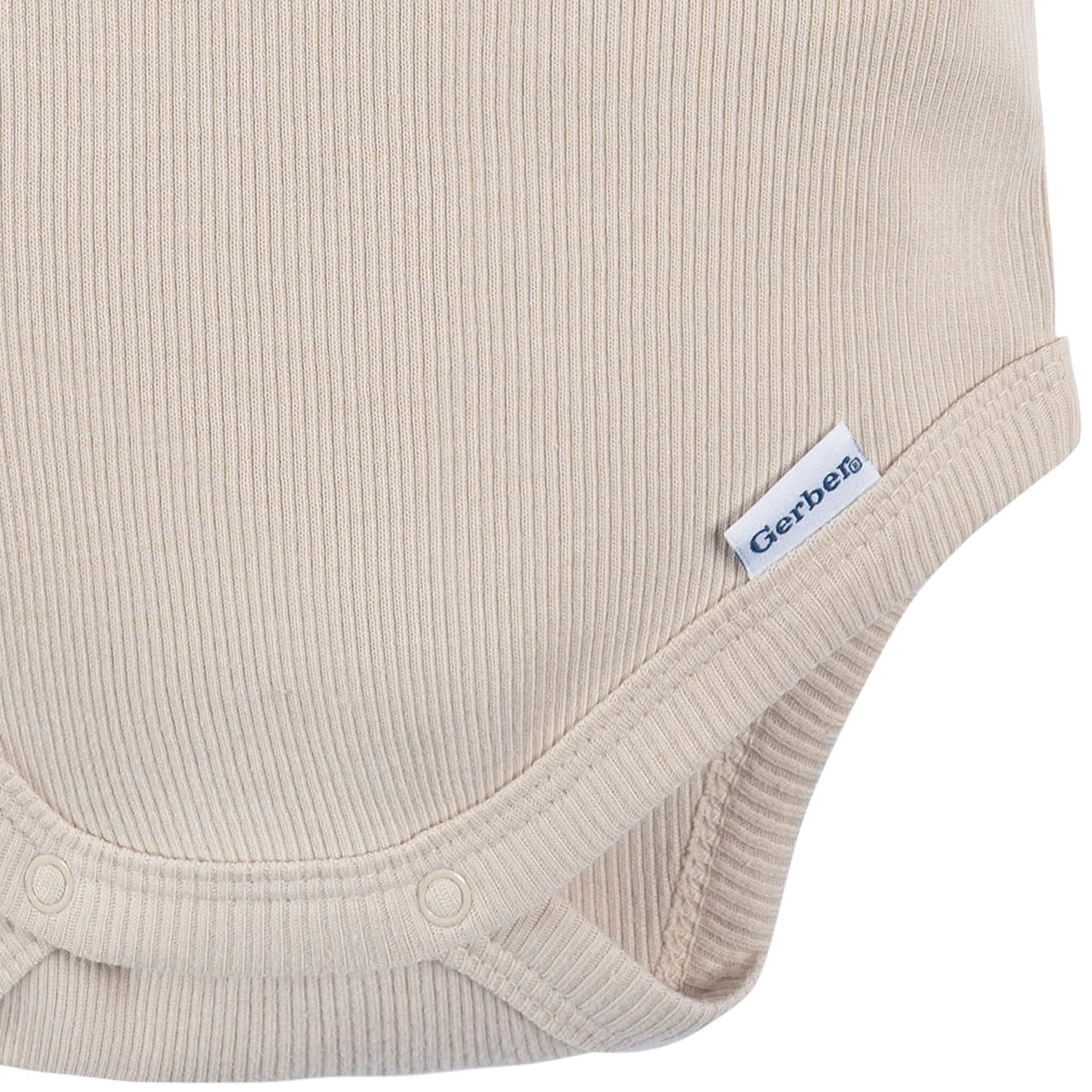 2-Piece Baby Boys Beige Bodysuit and Shorts Set Gerber Childrenswea