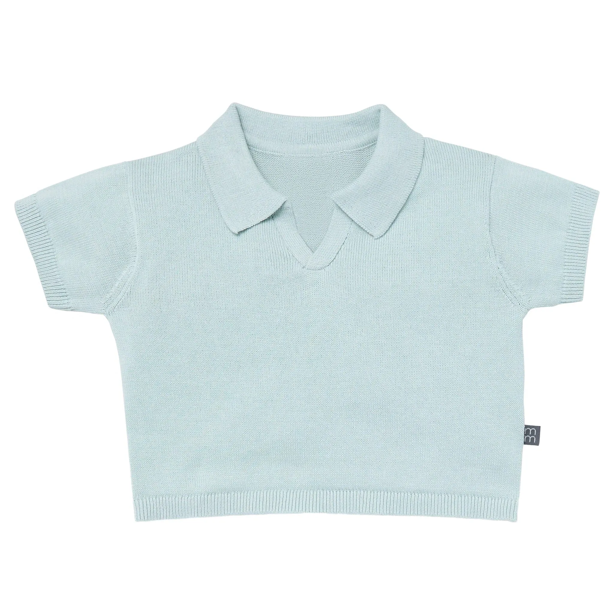 2-Piece Baby Boys Light Sky Johnny Collar Sweater Knit Set Gerber Childrenswea