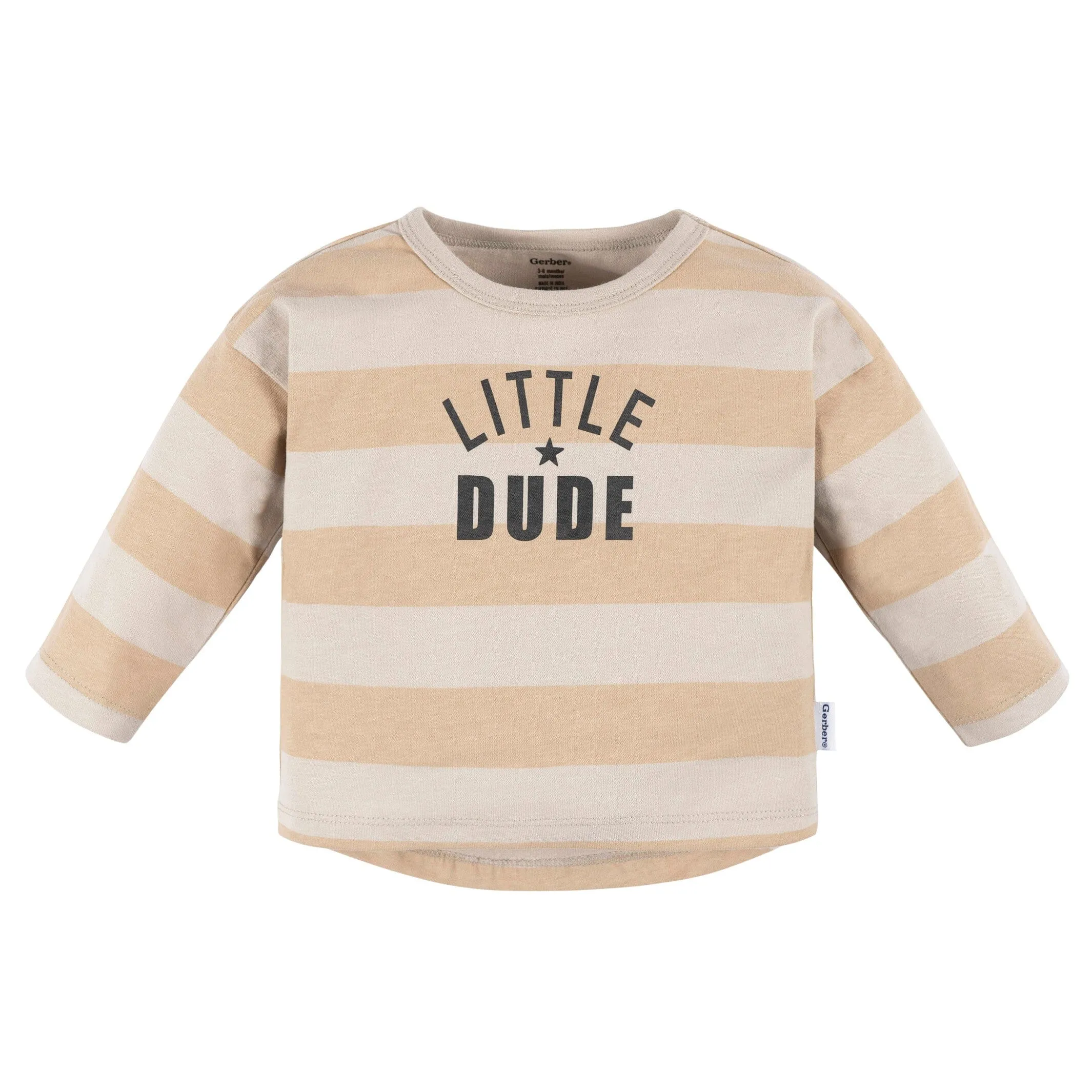 2-Piece Baby Boys Little Dude Top & Joggers Set Gerber Childrenswea