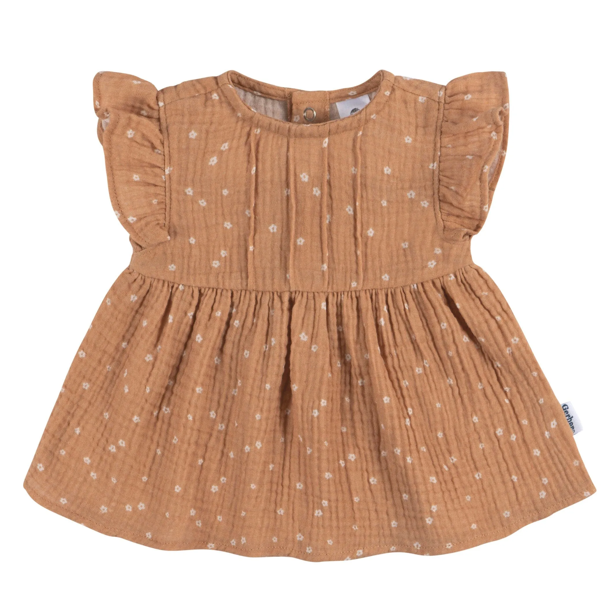 2-Piece Baby Girls Ditsy Floral Tunic and Diaper Cover Set Gerber Childrenswea
