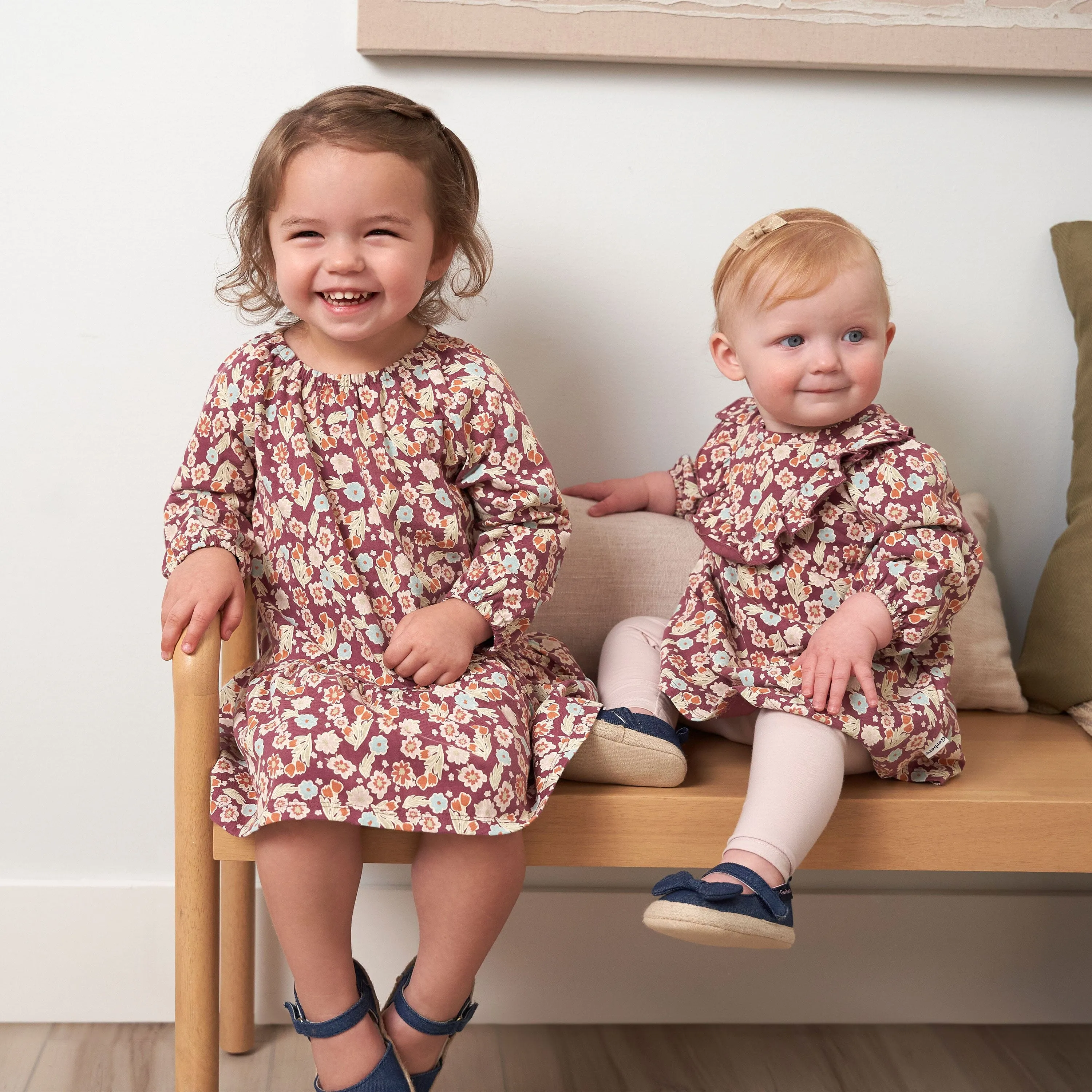 2-Piece Baby Girls Floral Dress & Legging Set Gerber Childrenswea