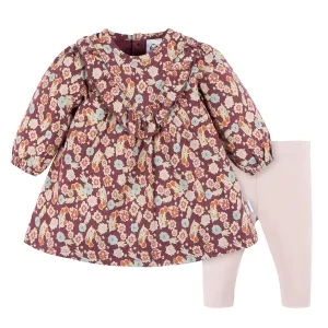 2-Piece Baby Girls Floral Dress & Legging Set Gerber Childrenswea
