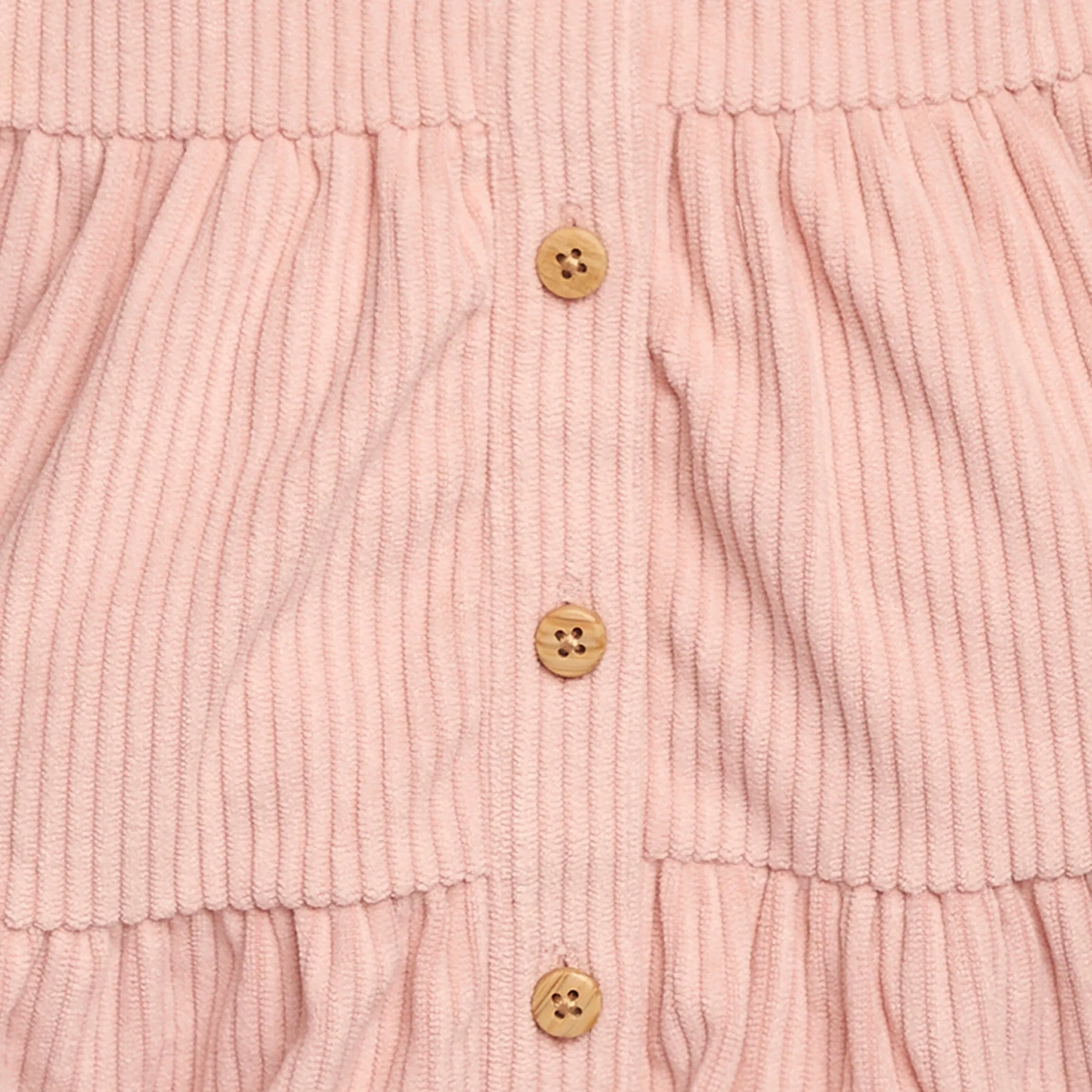 2-Piece Baby Girls Peach Corduroy Dress Set Gerber Childrenswea