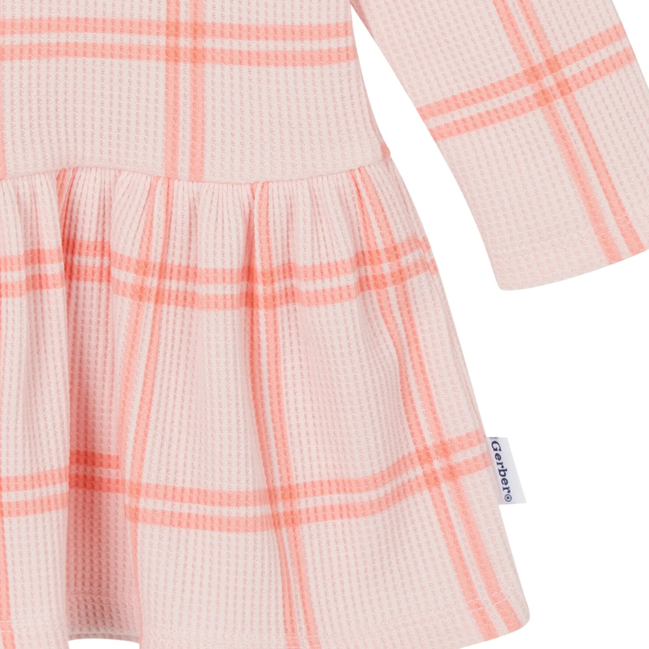 2-Piece Baby Girls Pink Plaid Dress Set Gerber Childrenswea