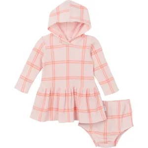 2-Piece Baby Girls Pink Plaid Dress Set Gerber Childrenswea
