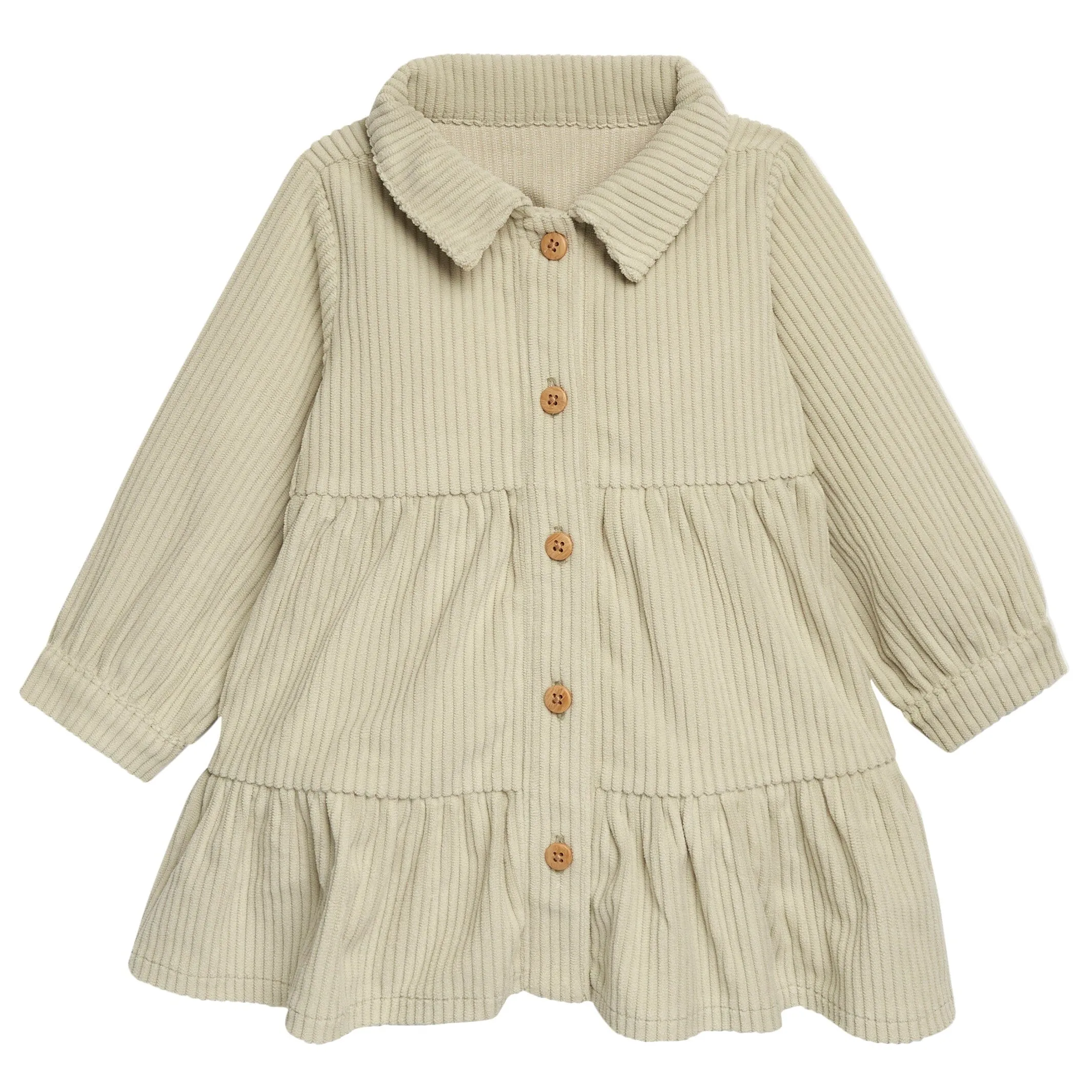 2-Piece Baby Girls Sage Corduroy Dress Set Gerber Childrenswea
