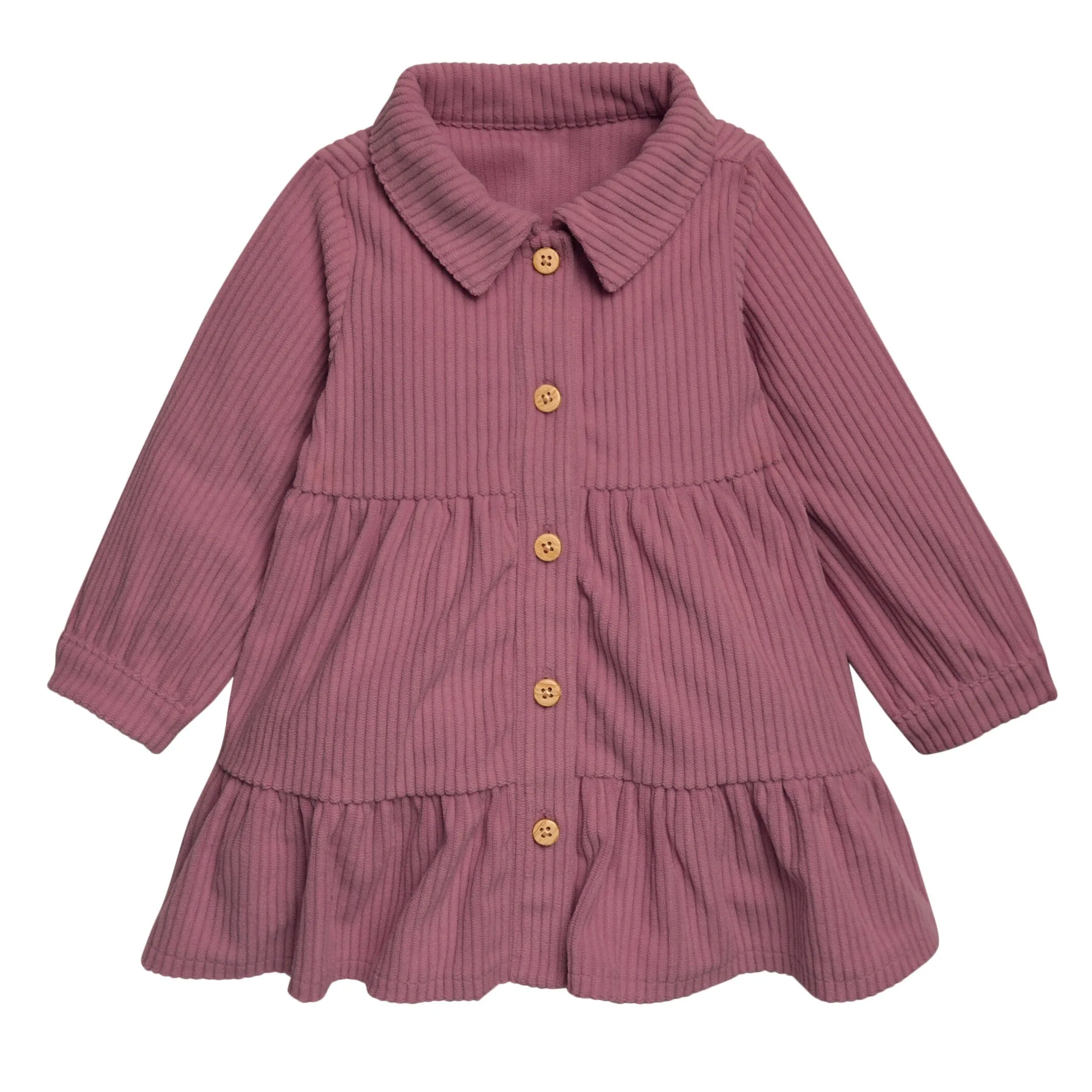 2-Piece Baby Girls Wine Corduroy Dress Set Gerber Childrenswea
