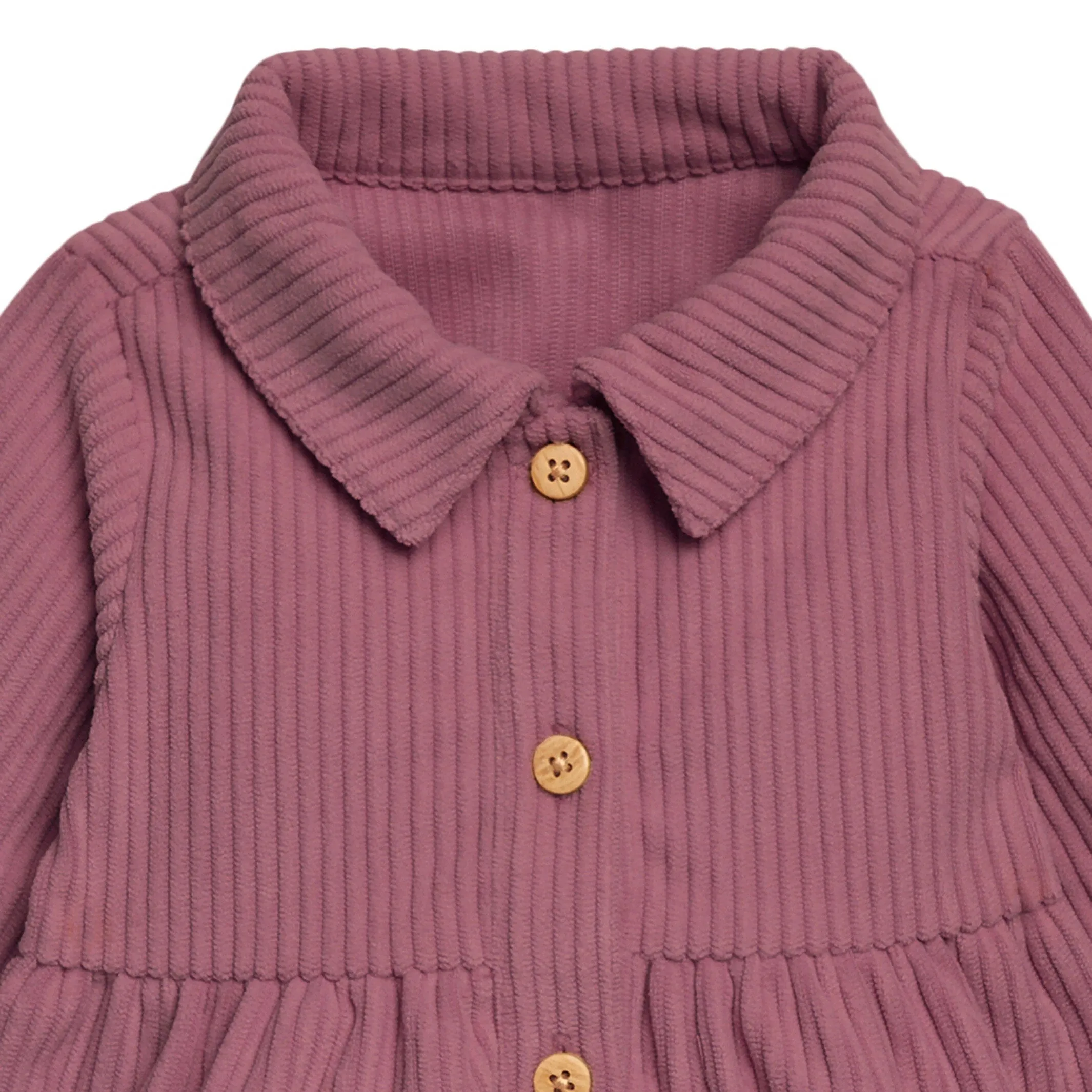 2-Piece Baby Girls Wine Corduroy Dress Set Gerber Childrenswea