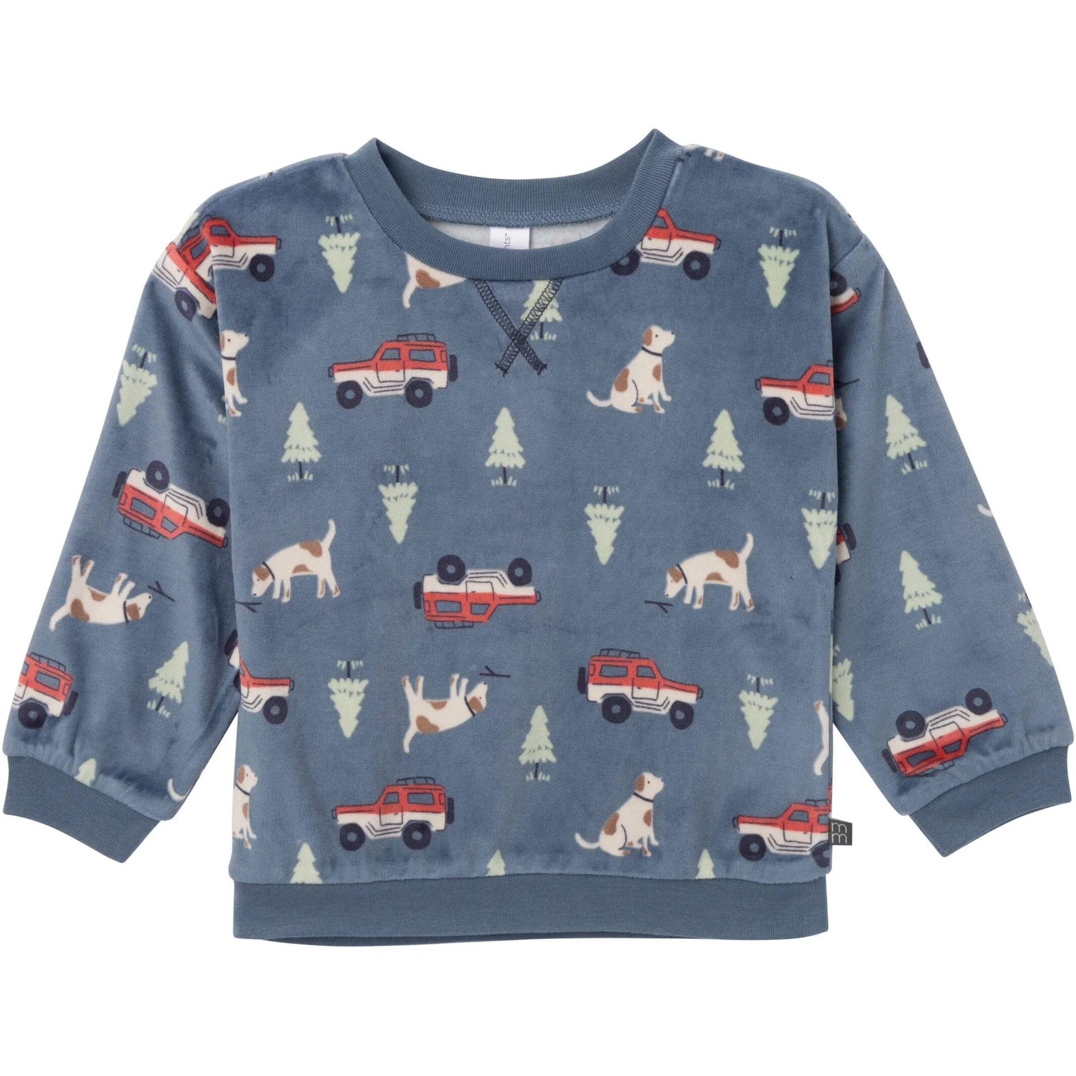 2-Piece Infant & Toddler Boys Dark Blue Camp Fleece Pajama Set Gerber Childrenswea