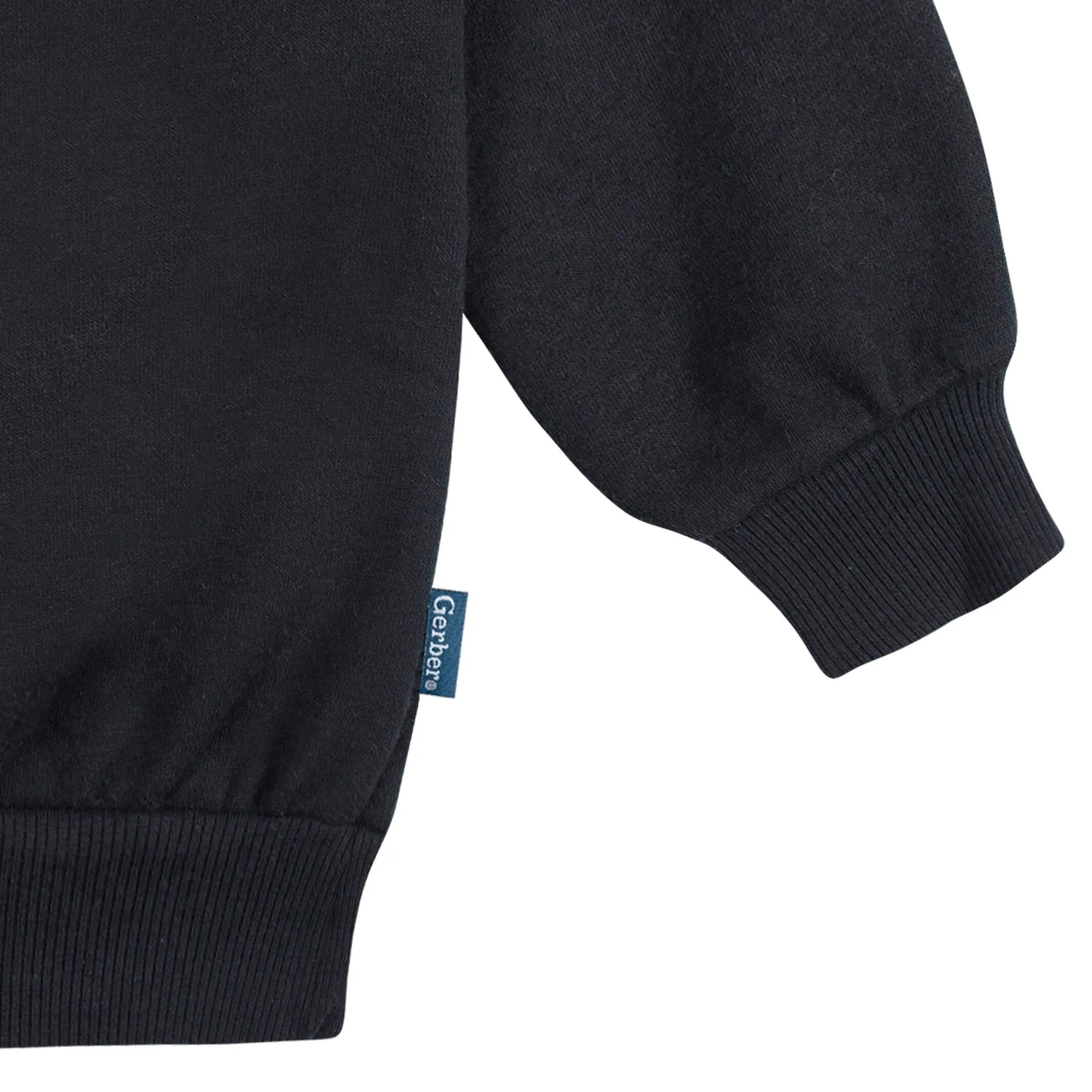 2-Piece Infant & Toddler Neutral Black Sweatshirt & Pant Set Gerber Childrenswea