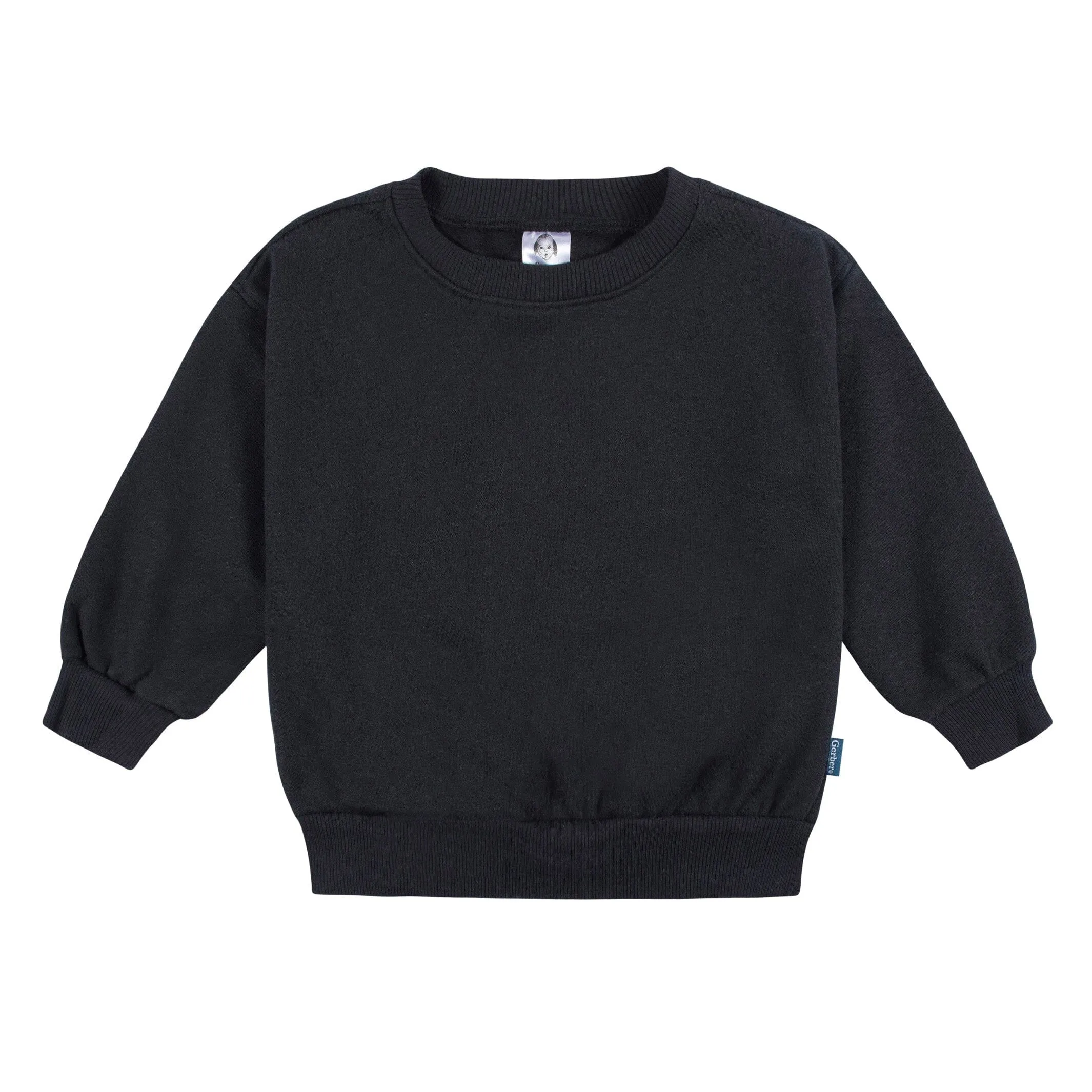 2-Piece Infant & Toddler Neutral Black Sweatshirt & Pant Set Gerber Childrenswea