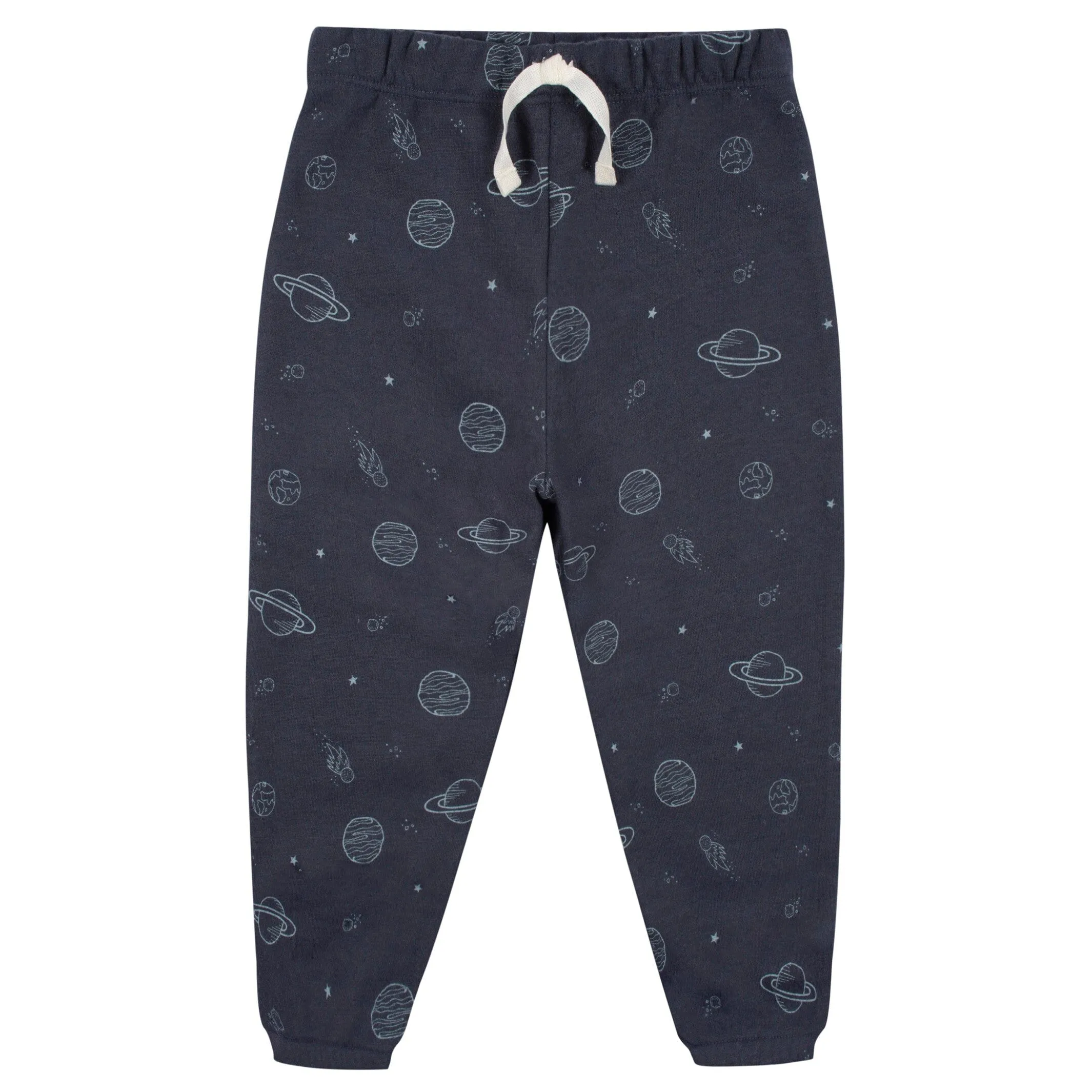 2-Piece Infant and Toddler Boys Navy Space Sweatshirt & Pant Set Gerber Childrenswea