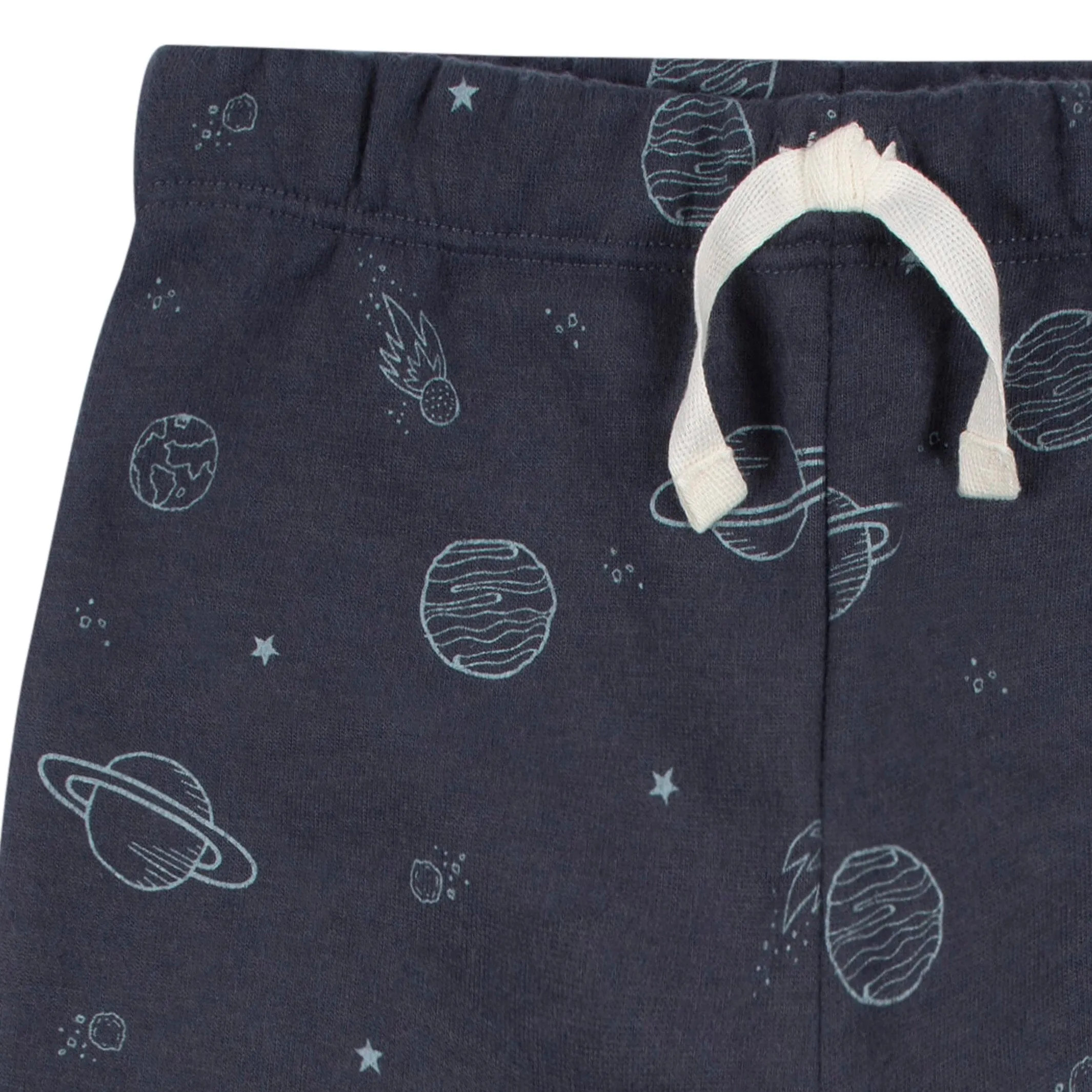 2-Piece Infant and Toddler Boys Navy Space Sweatshirt & Pant Set Gerber Childrenswea