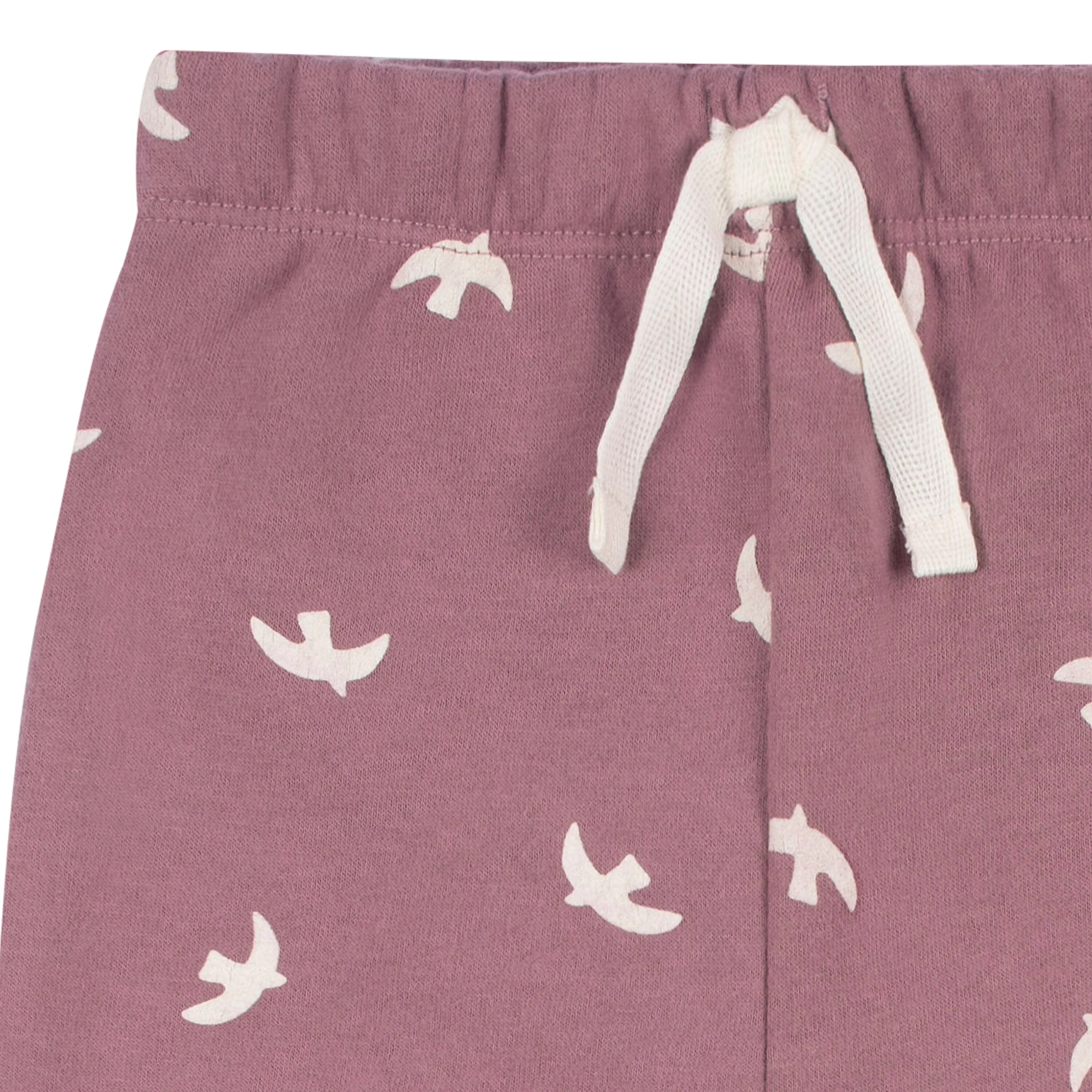 2-Piece Infant and Toddler Girls Birds Sweatshirt & Pant Set Gerber Childrenswea