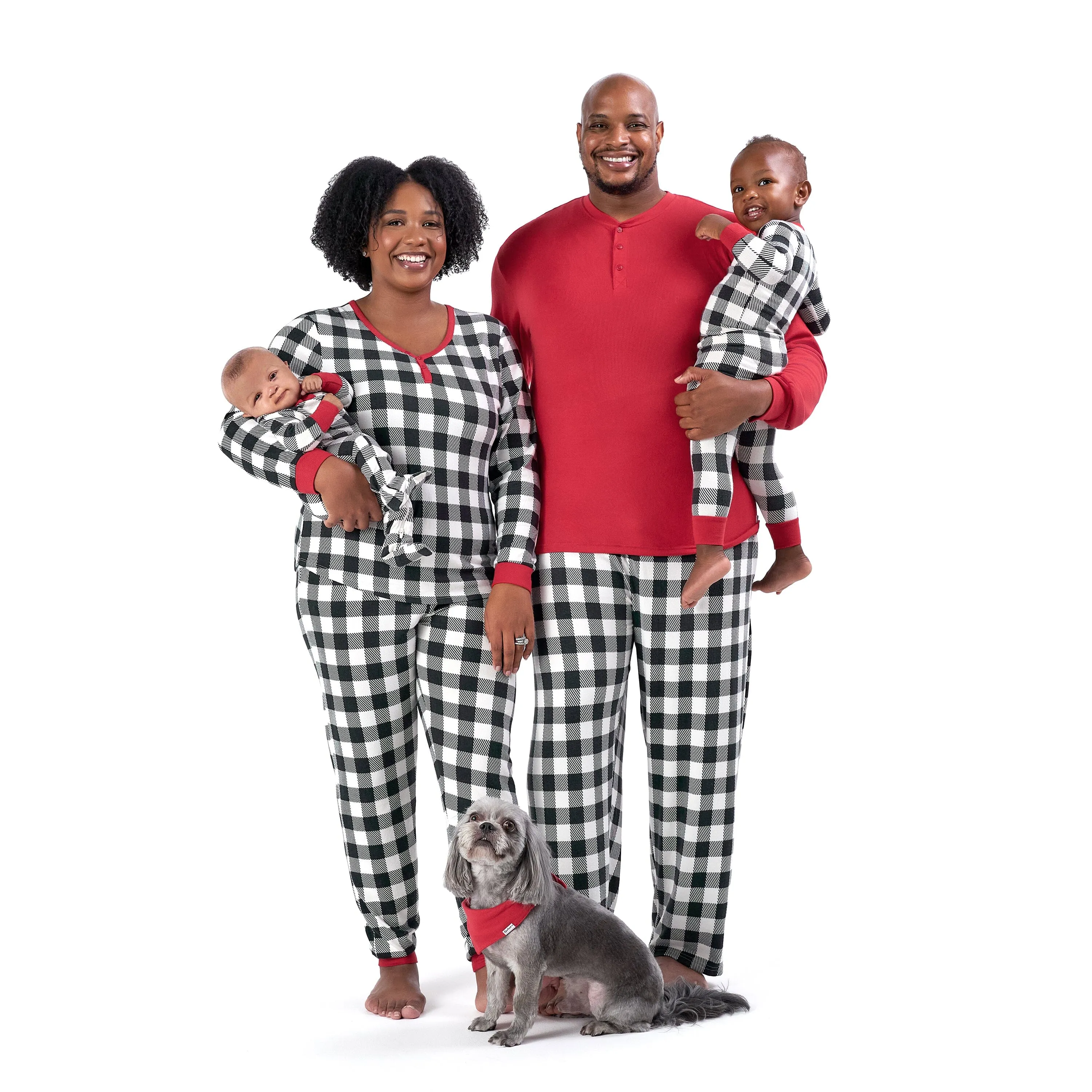 2-Piece Infant and Toddler Neutral Buffalo Plaid Hacci Snug Fit Pajama Set Gerber Childrenswea