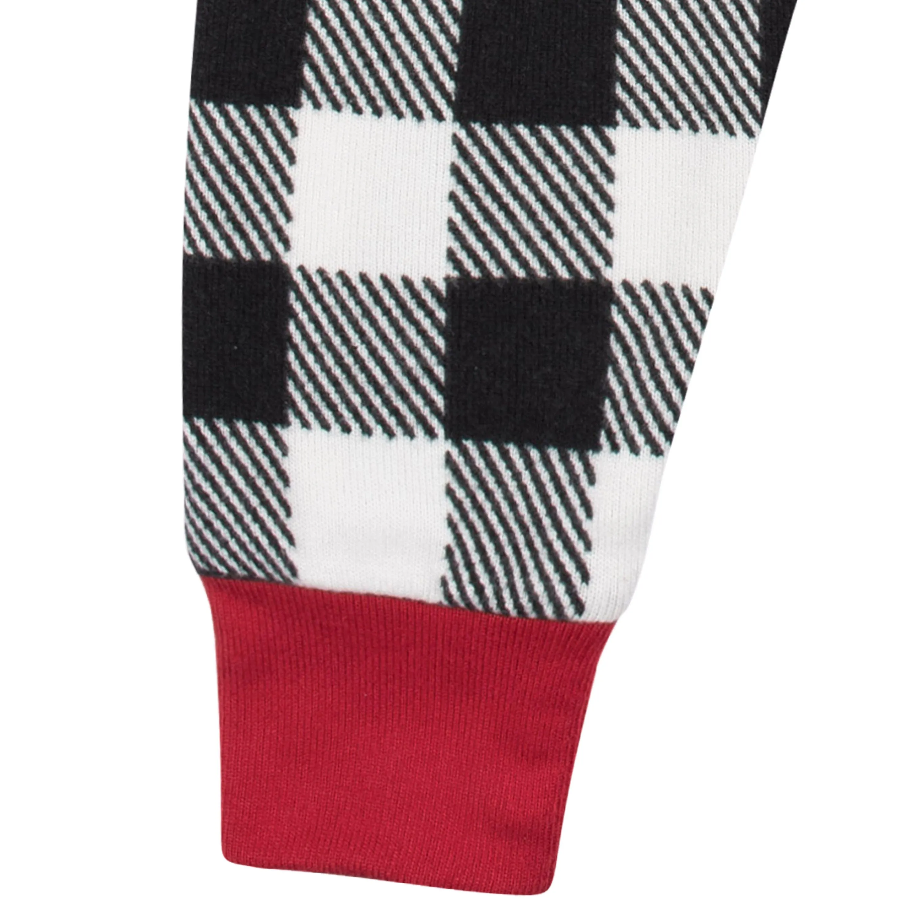 2-Piece Infant and Toddler Neutral Buffalo Plaid Hacci Snug Fit Pajama Set Gerber Childrenswea