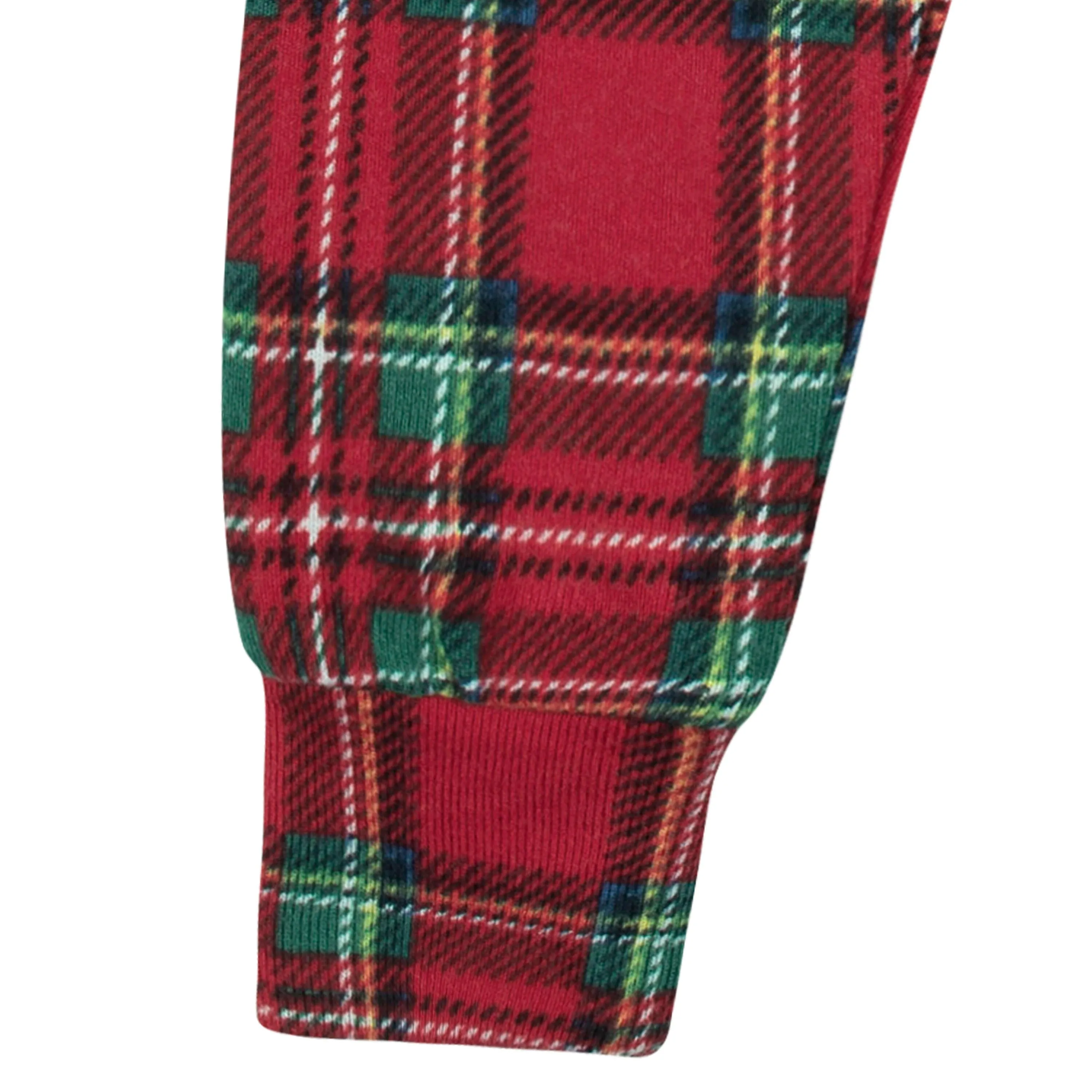 2-Piece Infant and Toddler Neutral Stewart Plaid Hacci Snug Fit Pajama Set Gerber Childrenswea