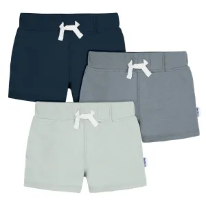 3-Pack Baby & Toddler Boys Blues Knit Shorts Gerber Childrenswea