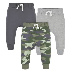 3-Pack Baby & Toddler Boys Camo Premium Jogger Gerber Childrenswea