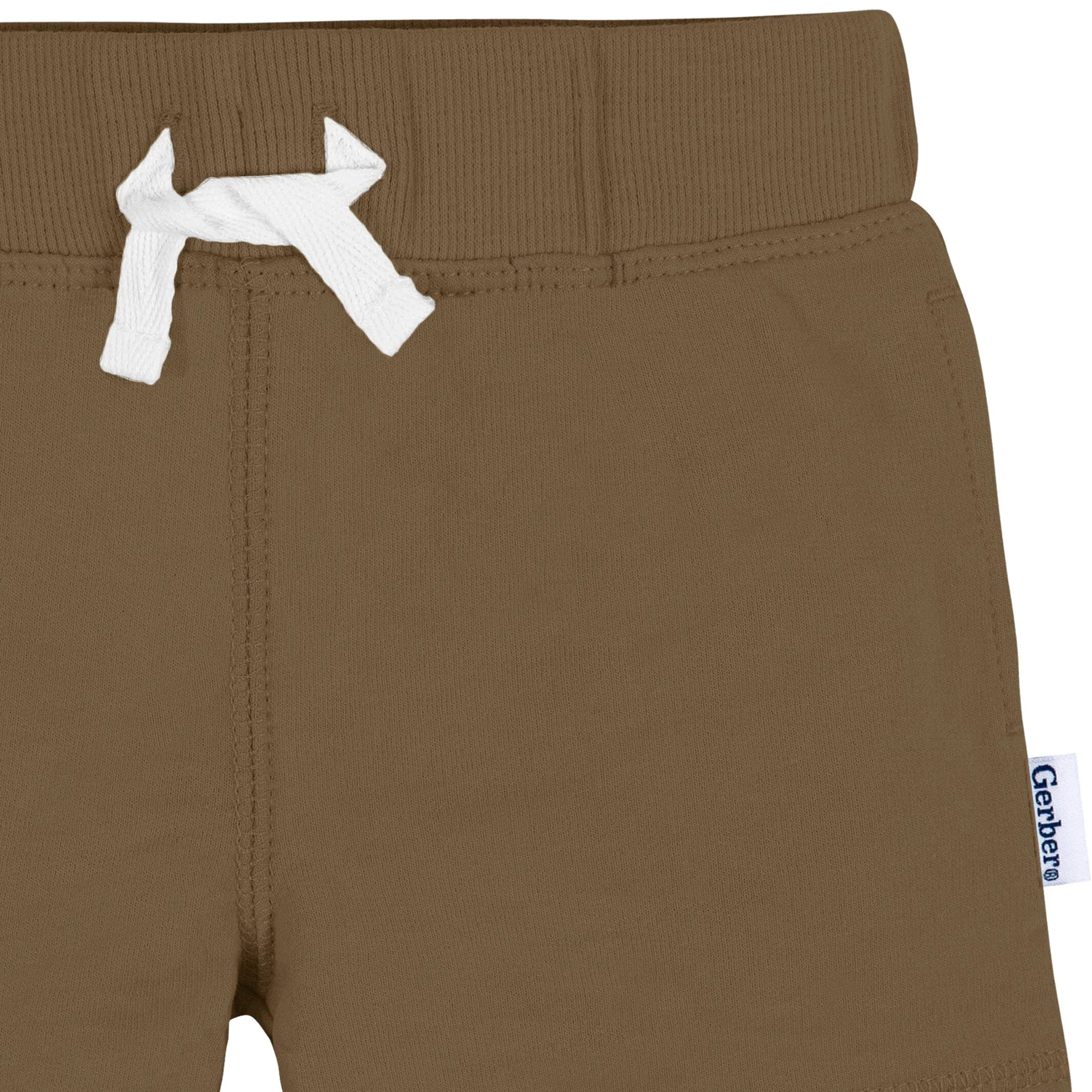 3-Pack Baby & Toddler Boys Neutrals Knit Shorts Gerber Childrenswea