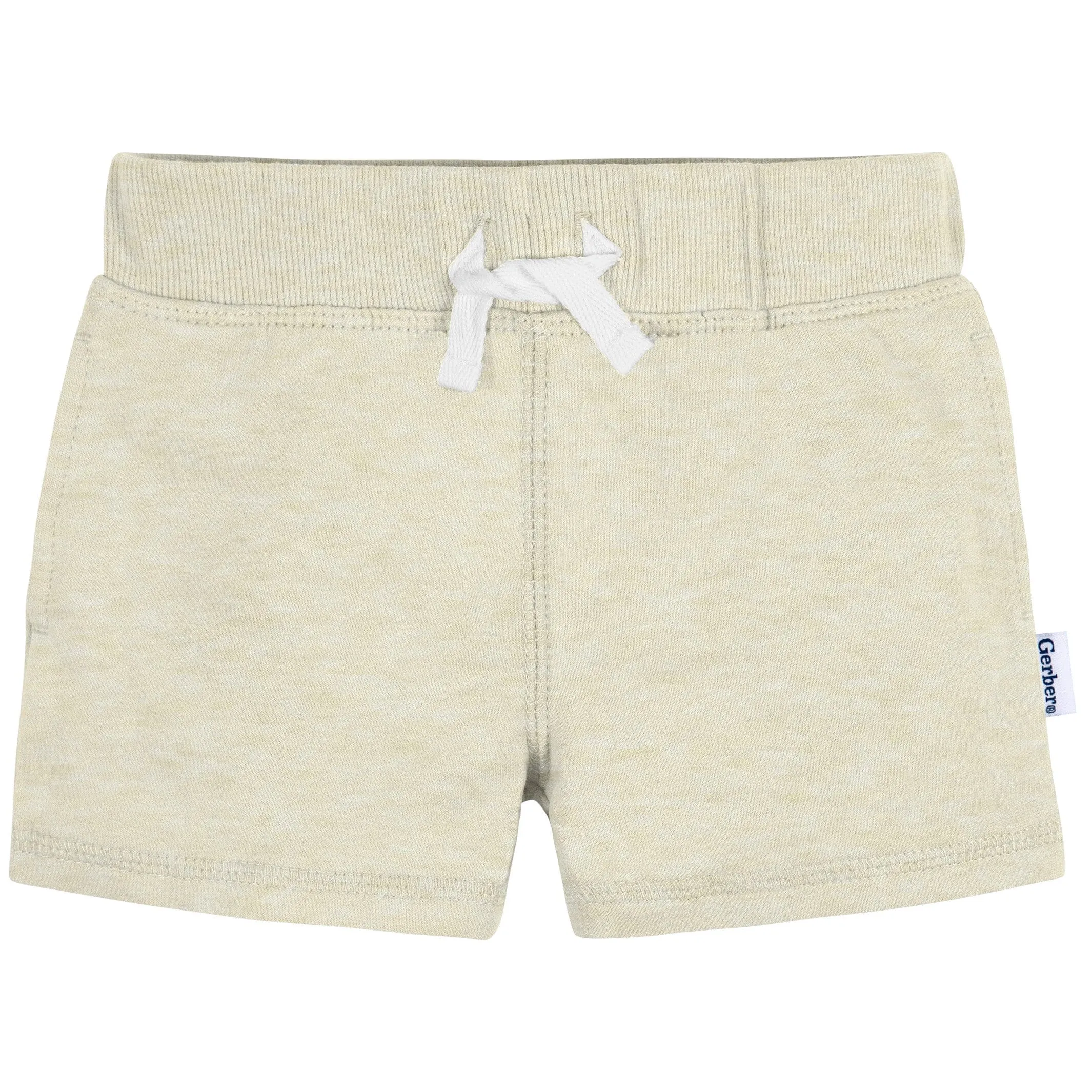 3-Pack Baby & Toddler Boys Neutrals Knit Shorts Gerber Childrenswea