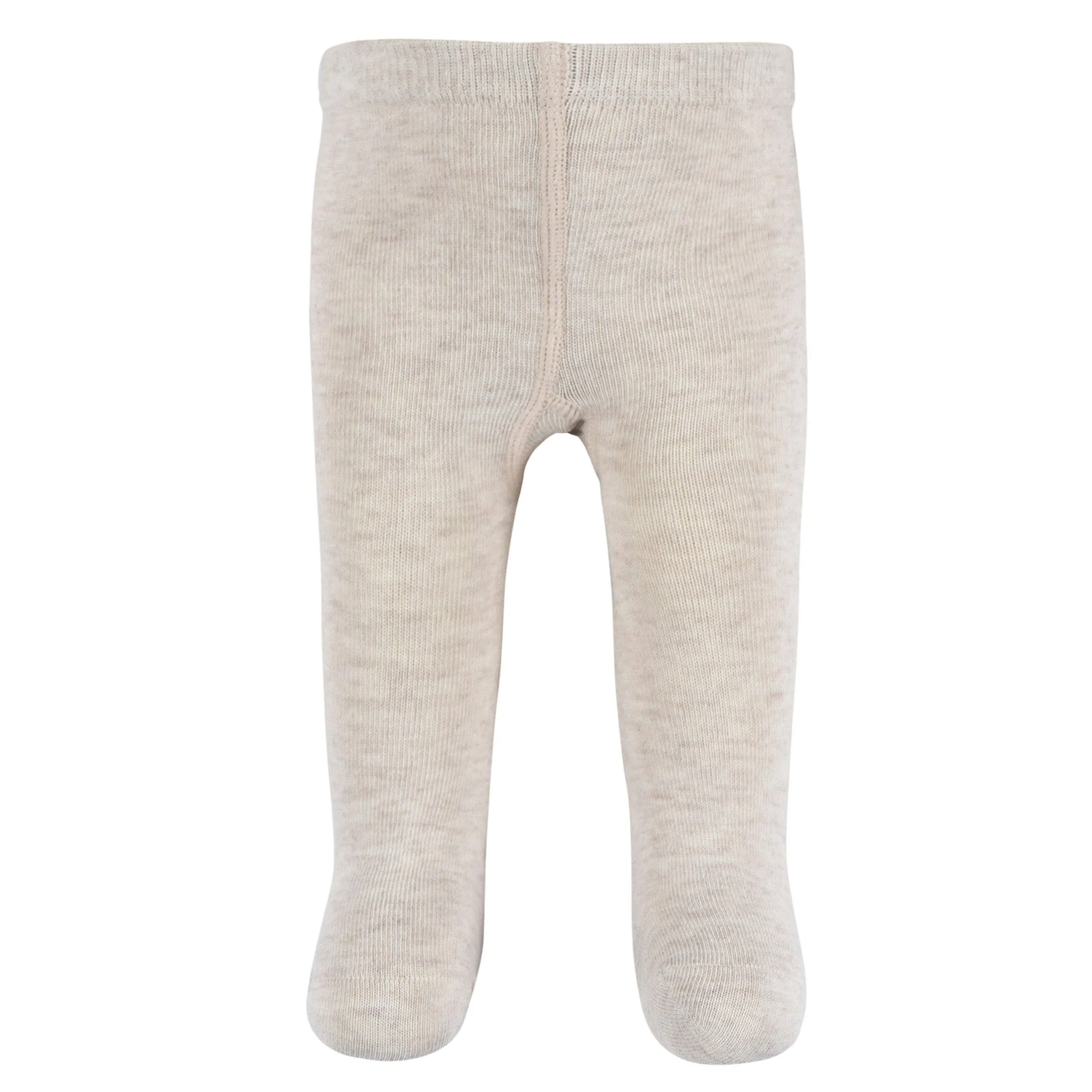 3-Pack Baby and Toddler Girls Oatmeal Heather, Ivory, and Pink Tights Gerber Childrenswea