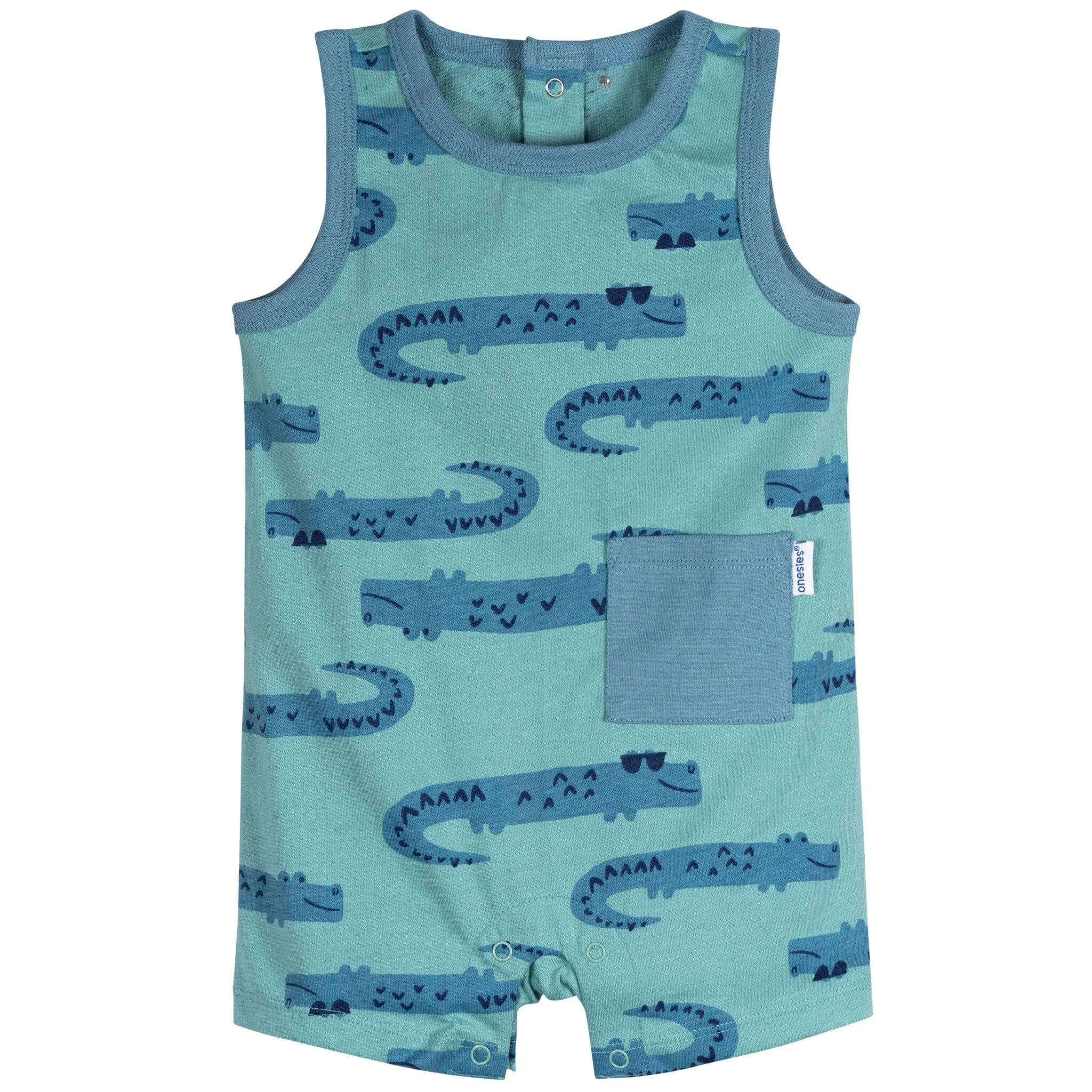 3-Pack Baby Boys Critters Rompers Gerber Childrenswea