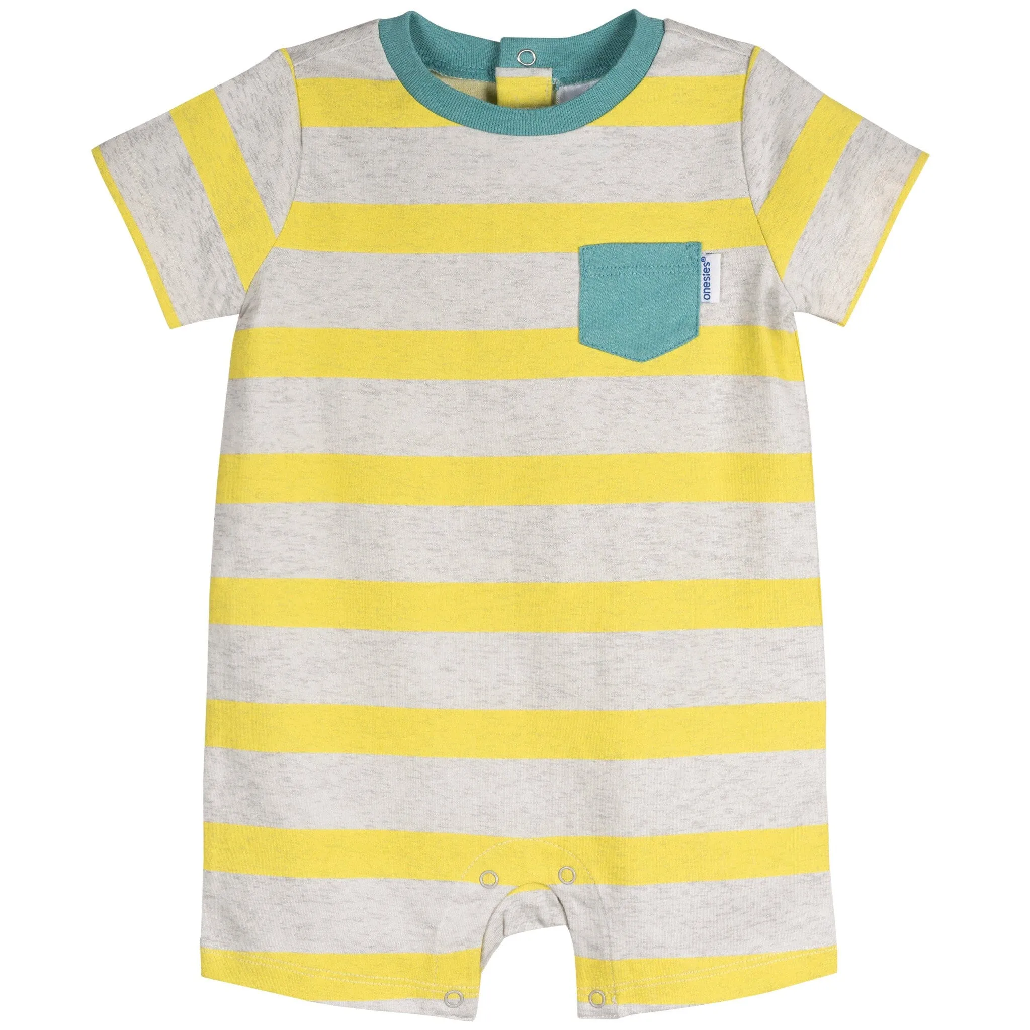3-Pack Baby Boys Critters Rompers Gerber Childrenswea