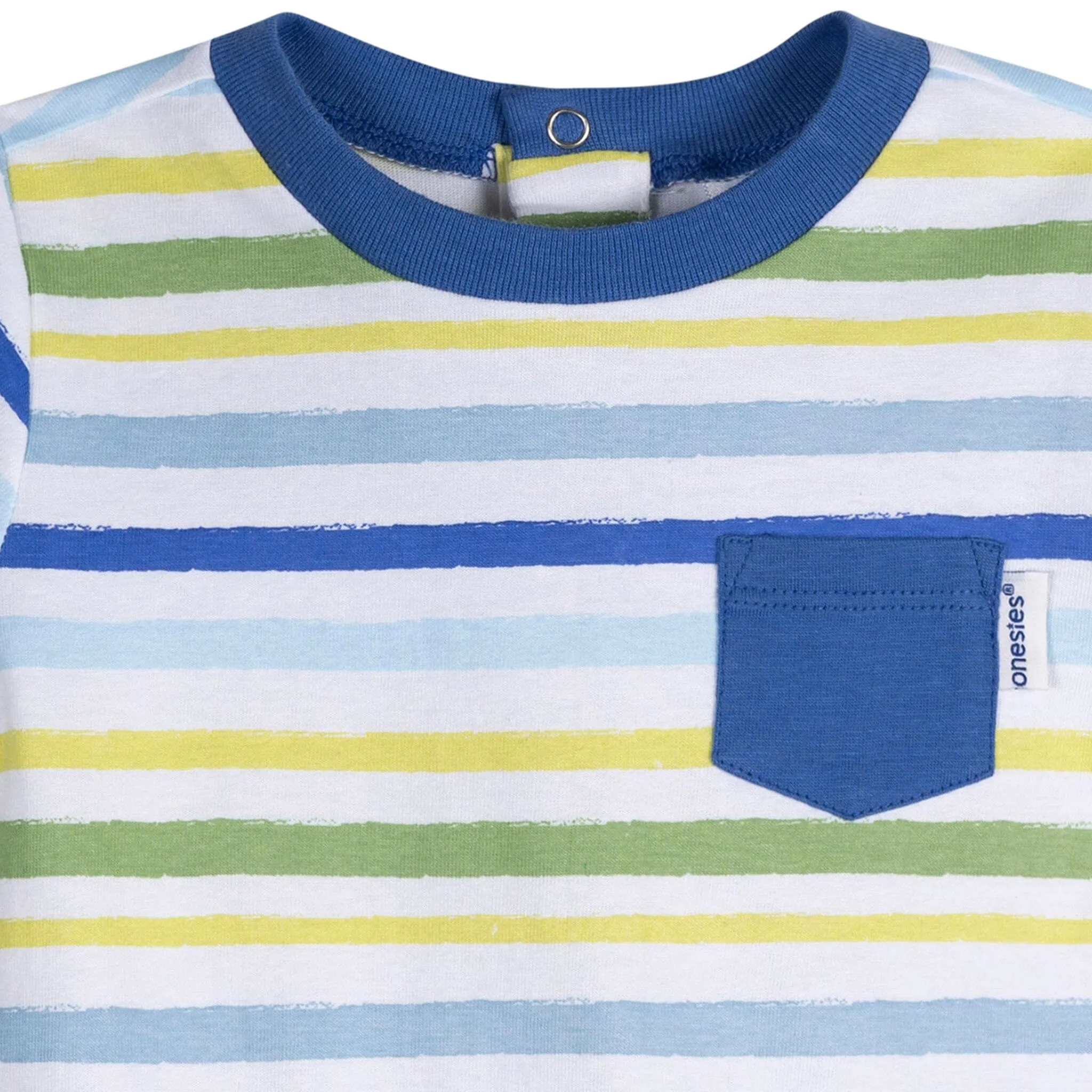 3-Pack Baby Boys Fun Rompers Gerber Childrenswea