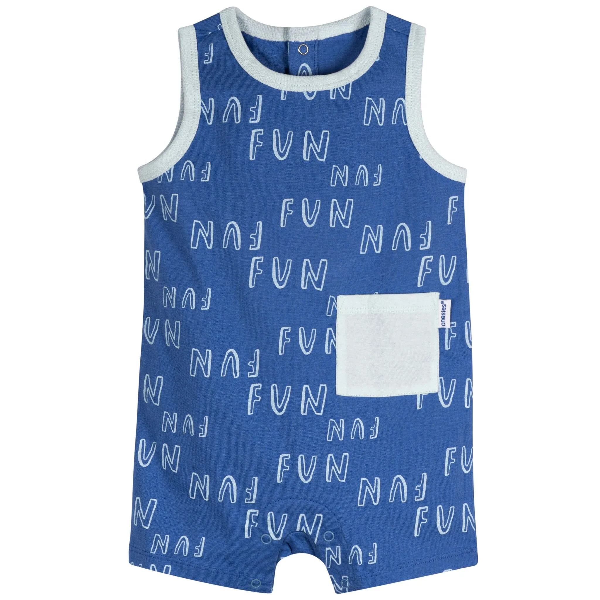 3-Pack Baby Boys Fun Rompers Gerber Childrenswea