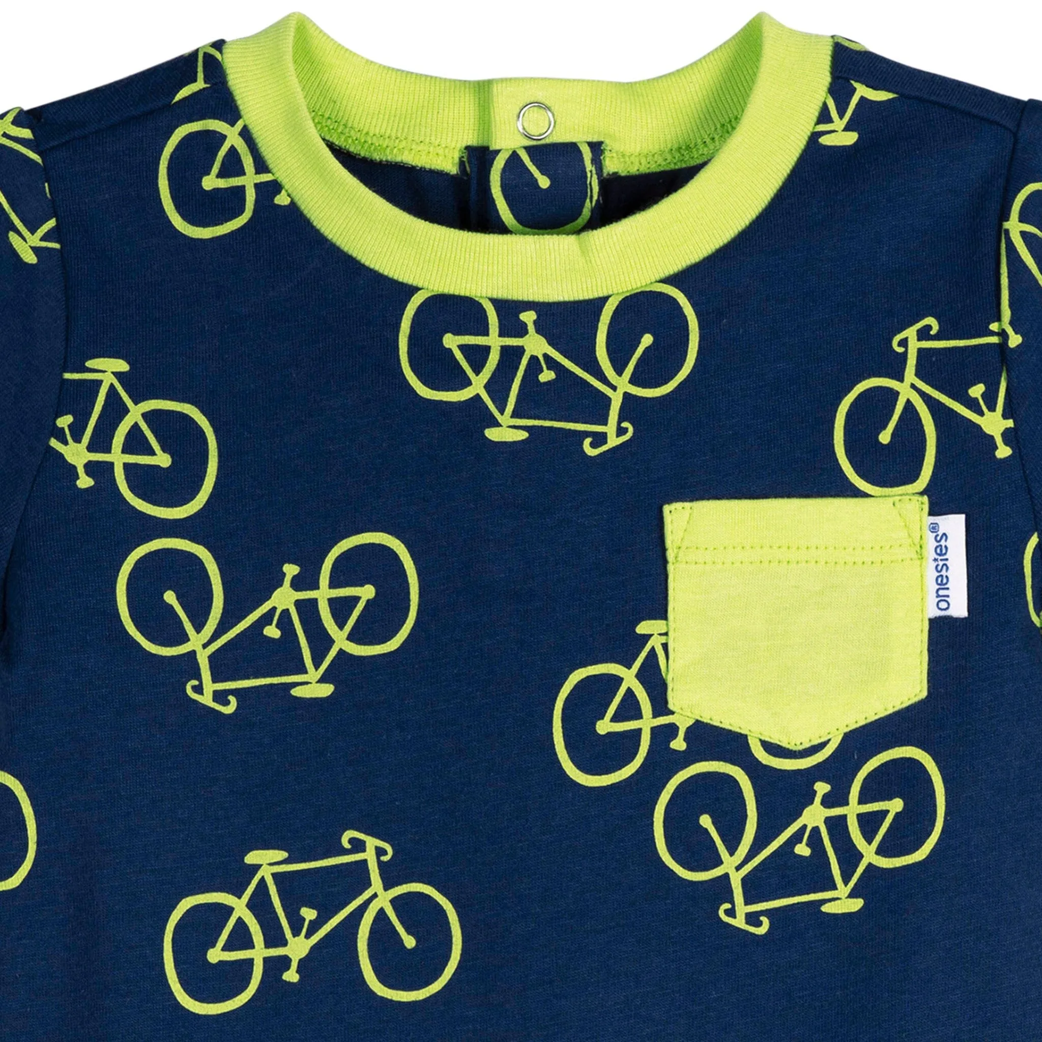 3-Pack Baby Boys Fun Rompers Gerber Childrenswea