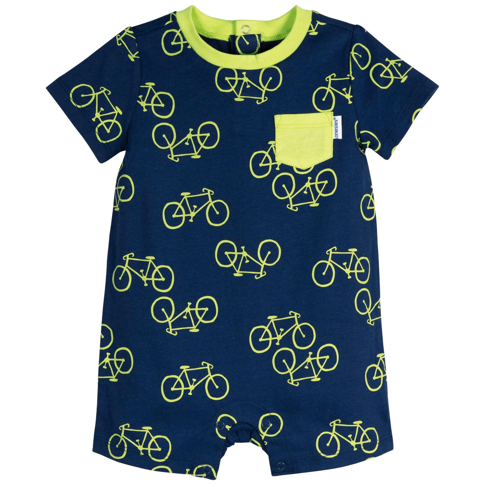3-Pack Baby Boys Fun Rompers Gerber Childrenswea