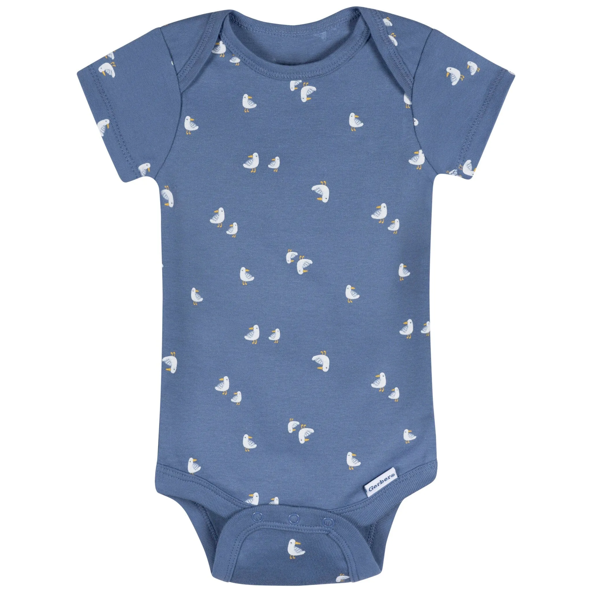 3-Pack Baby Boys Little Lighthouse Short Sleeve Onesies Bodysuits Gerber Childrenswea