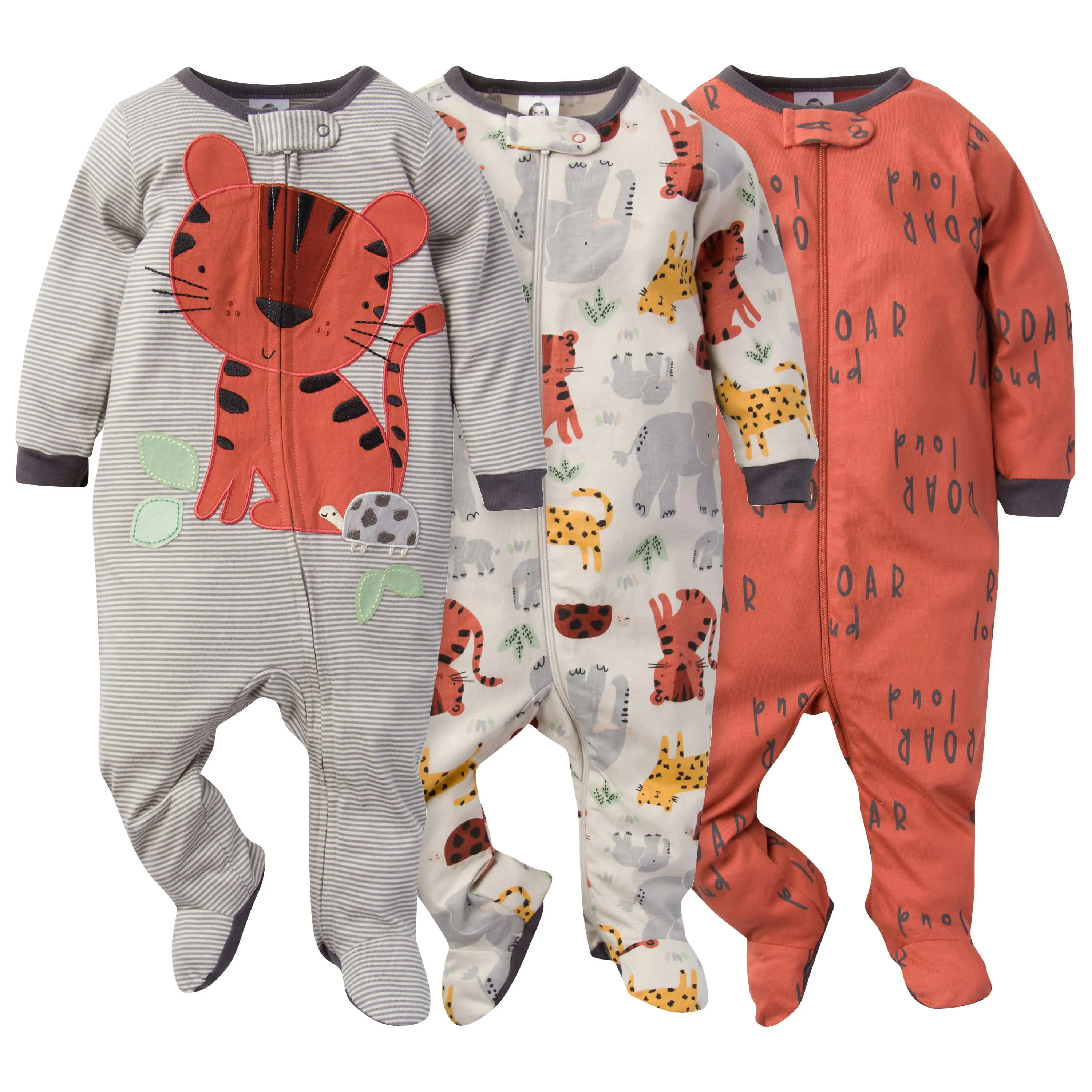 3-Pack Baby Boys Safari Sleep 'N Plays Gerber Childrenswea