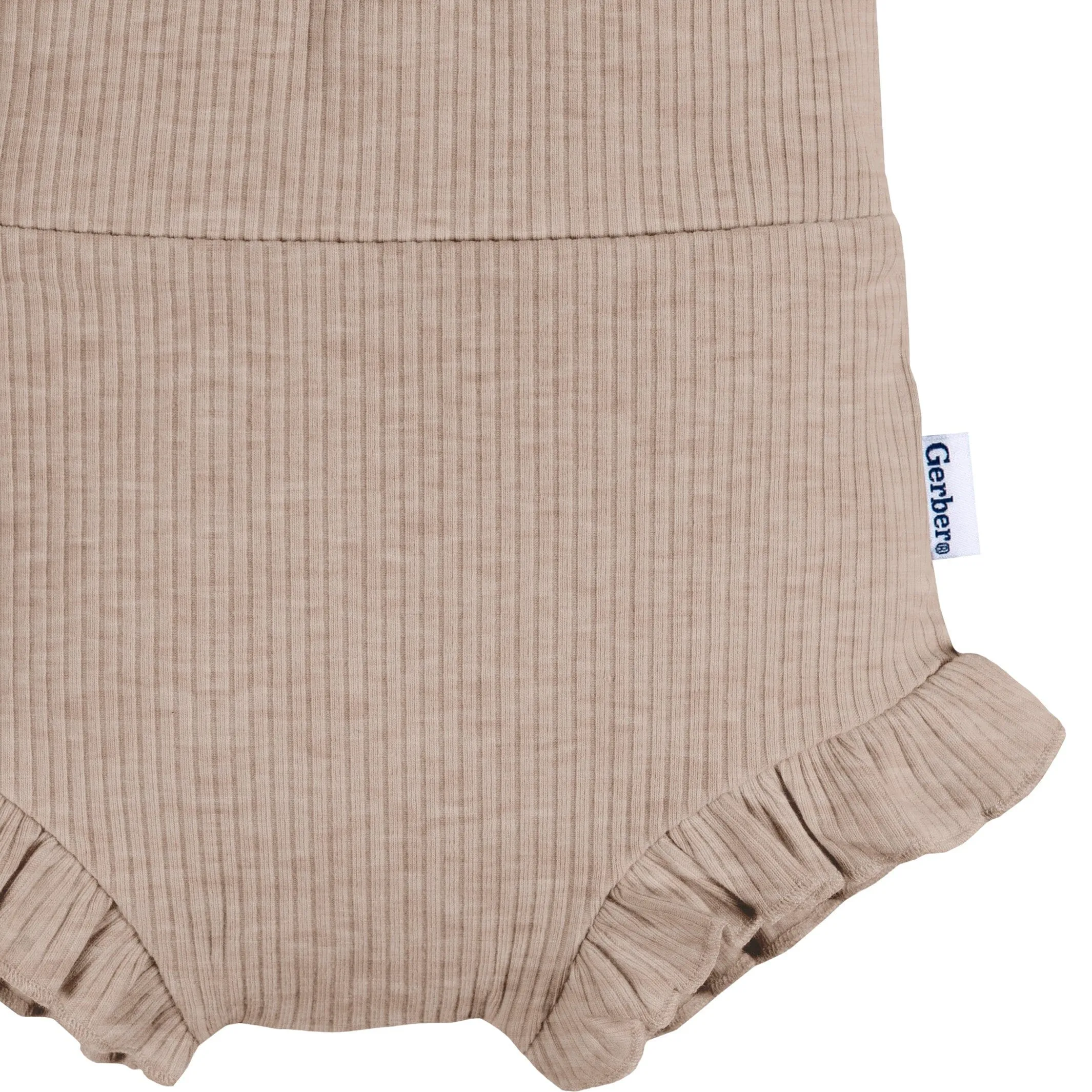 3-Pack Baby Girls Pinks & Oatmeal Bloomer Shorts Gerber Childrenswea