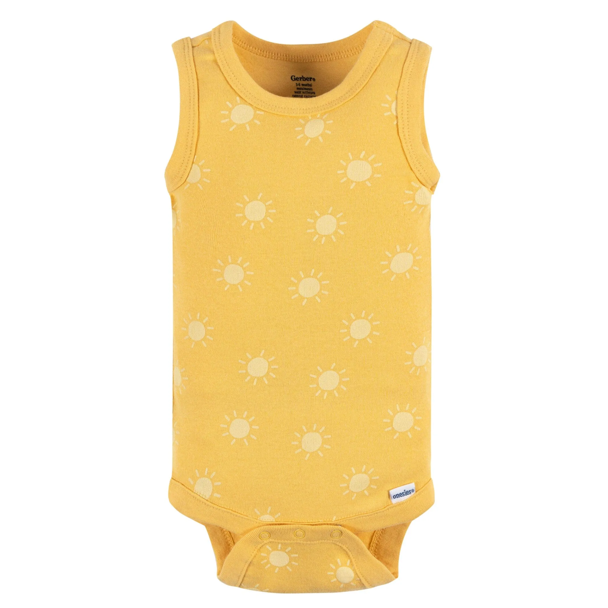 4-Pack Baby Boys Backyard BBQ Sleeveless Onesies Bodysuits Gerber Childrenswea