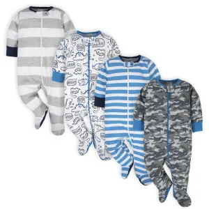 4-Pack Baby Boys Dino Sleep 'N Plays Gerber Childrenswea