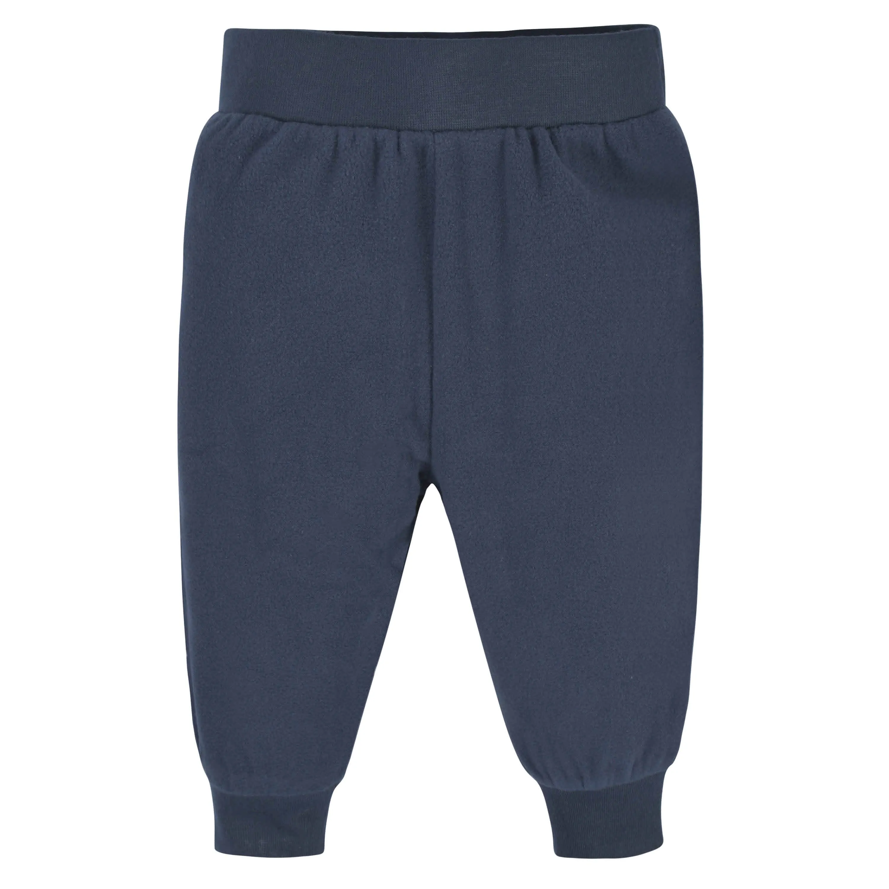 4-Pack Baby Boys Navy & Gray Microfleece Pants Gerber Childrenswea